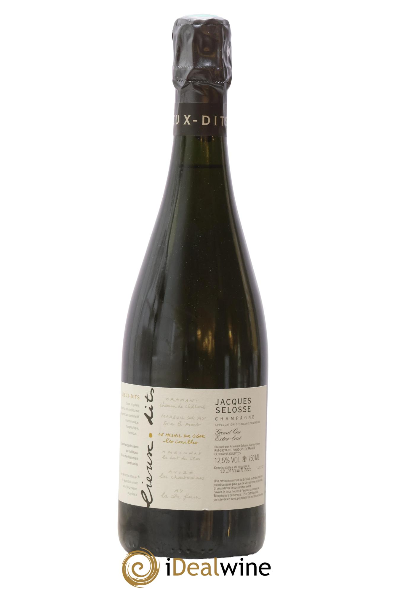 Les Carelles Blanc de Blancs Jacques Selosse - Posten von 1 Flasche - 0