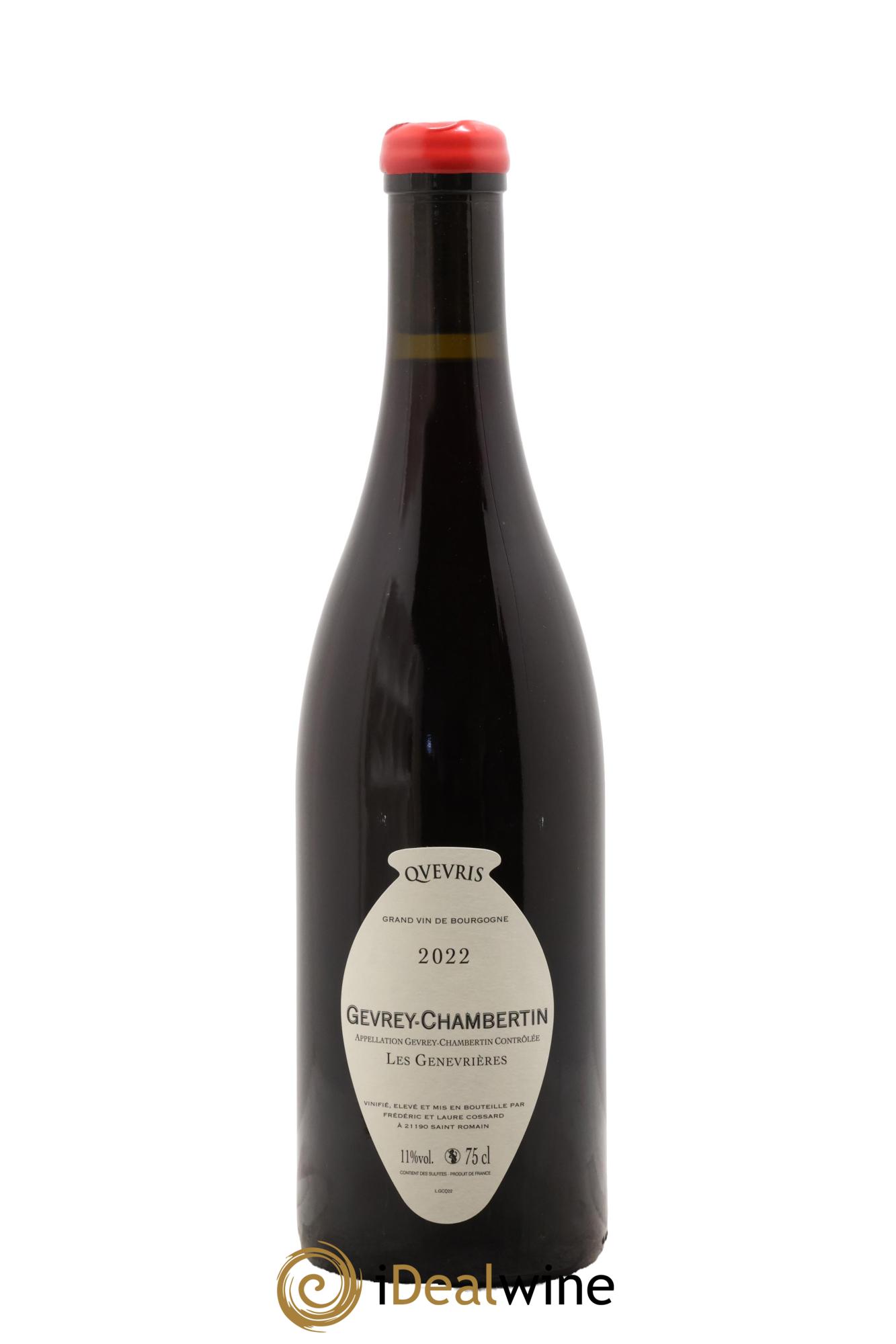 Gevrey-Chambertin Les Genevrières Qvevris Domaine de Chassorney - Frédéric Cossard 2022 - Lotto di 1 bottiglia - 1
