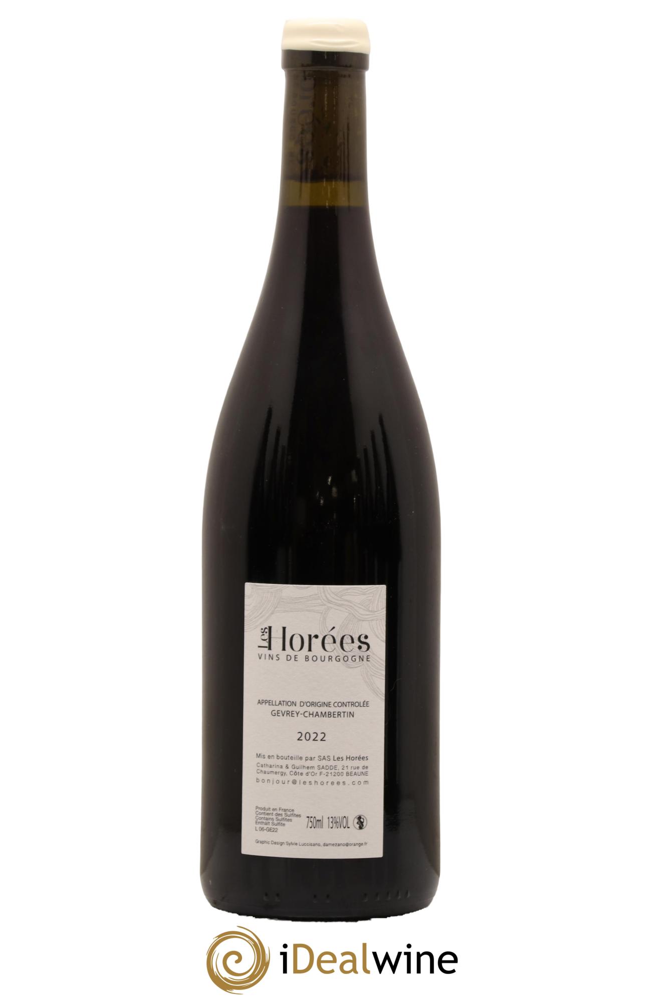 Gevrey-Chambertin En Reniard Les Horées 2022 - Lot de 1 bouteille - 1