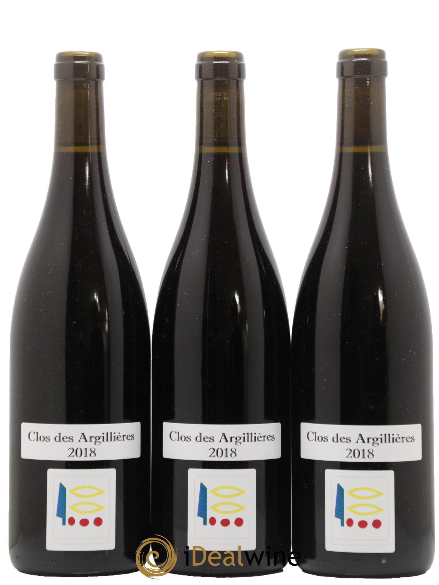 Nuits-Saint-Georges 1er Cru Clos des Argillières Prieuré Roch 2018 - Lot de 3 bouteilles - 0