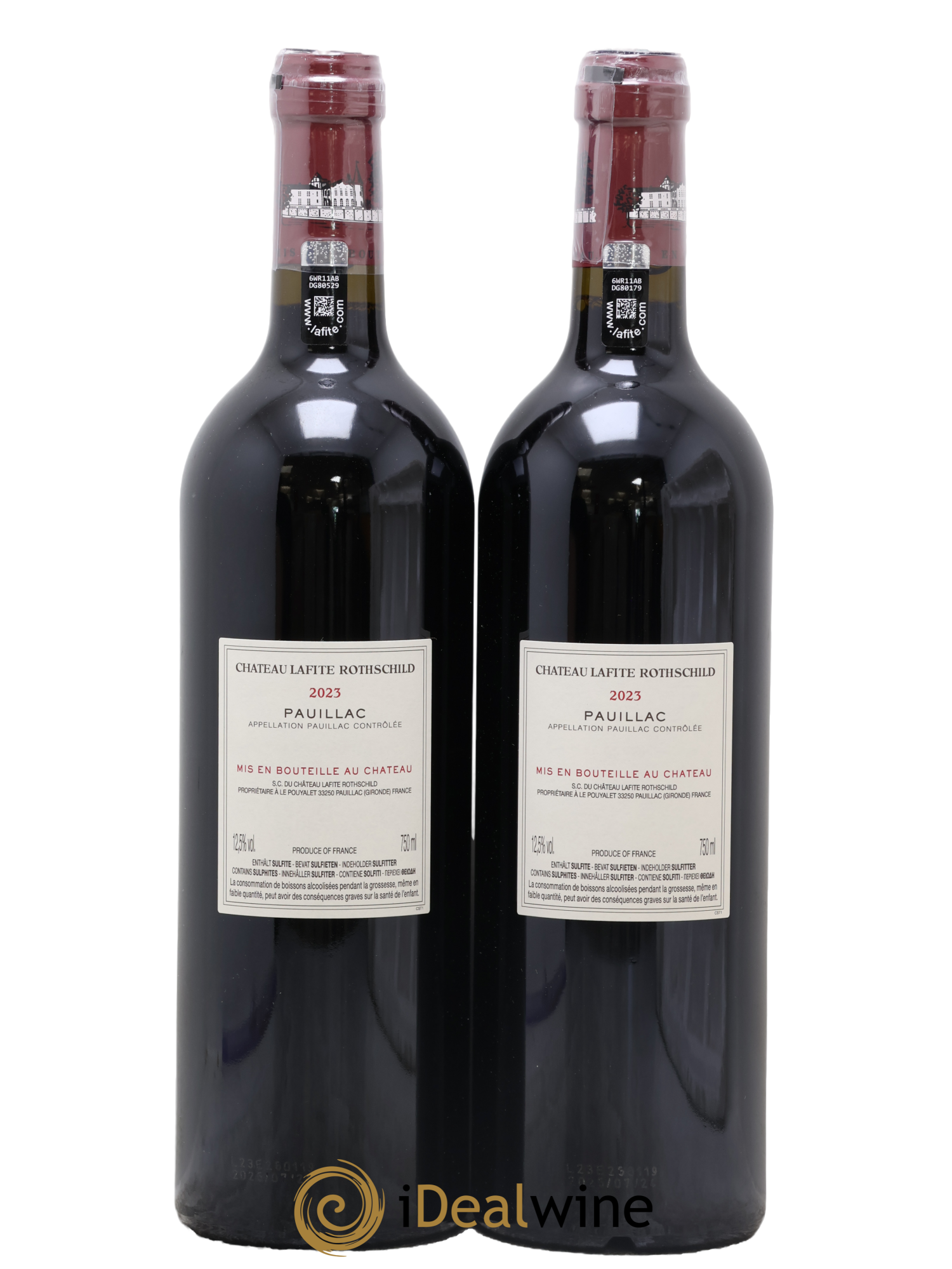 Château Lafite Rothschild 1er Grand Cru Classé 2023 - Posten von 2 Flaschen - 1