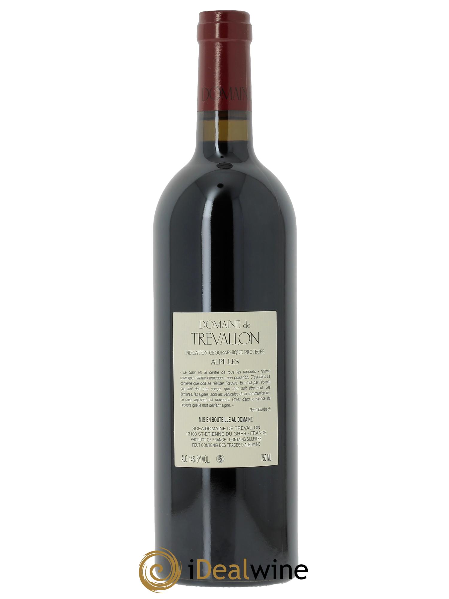 Alpilles Trévallon (Domaine de) Eloi Dürrbach  2023 - Posten von 1 Flasche - 1