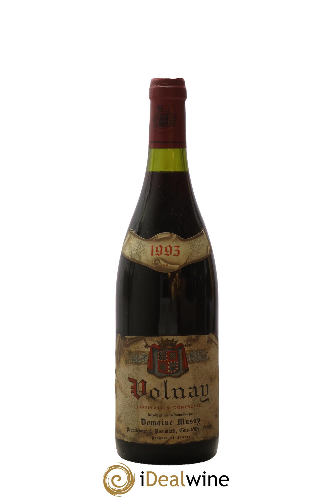 Volnay Mussy 1993 - Lot de 1 bouteille - 0