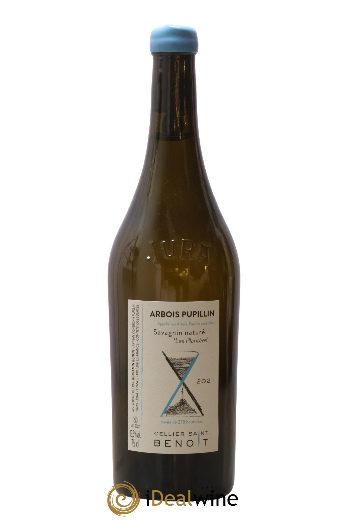 Arbois-Pupillin Les Plantées Cellier Saint Benoît 2021 - Lot de 1 bouteille - 0