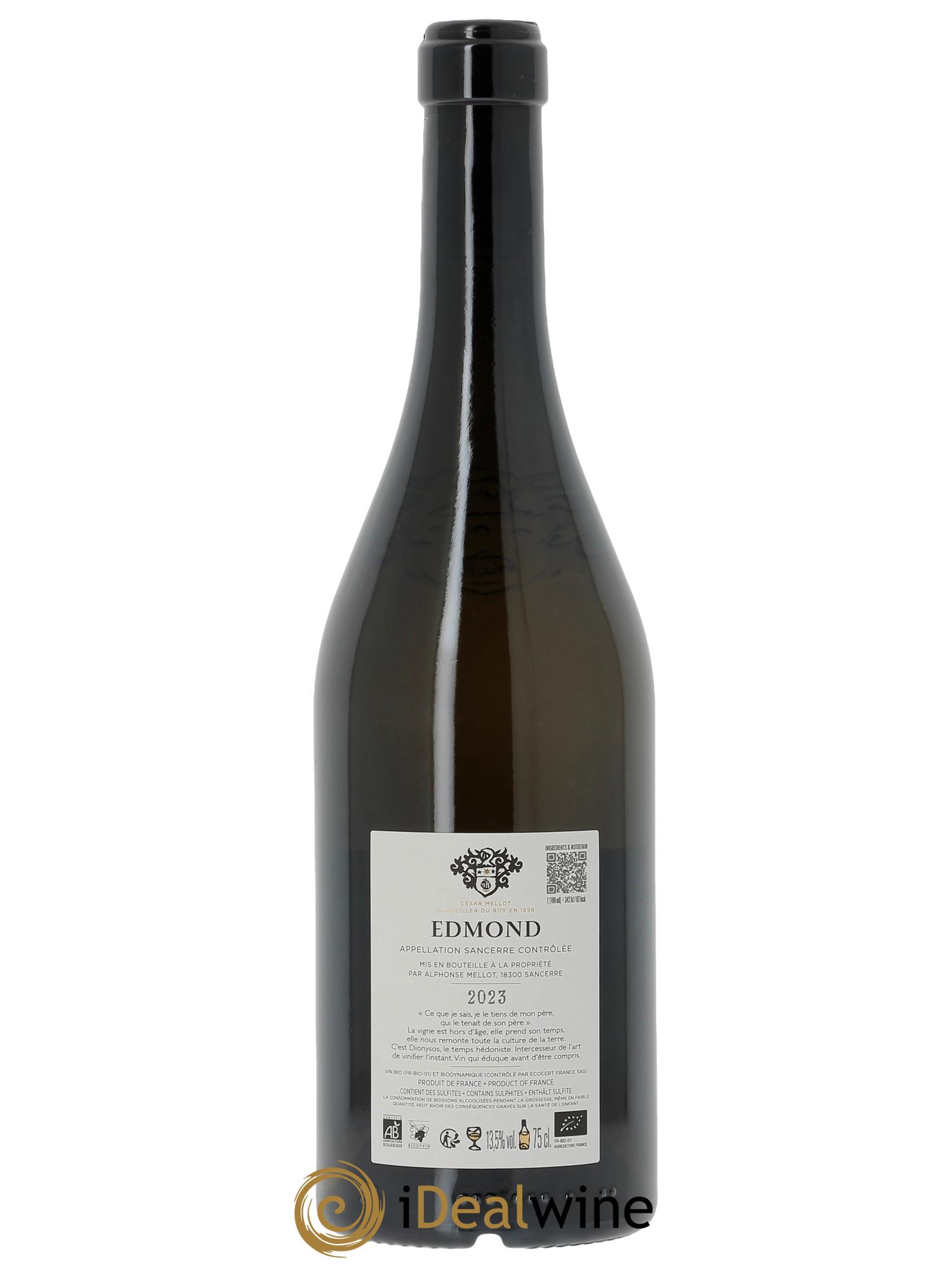 Sancerre Cuvée Edmond Alphonse Mellot 2023 - Lot of 1 bottle - 1