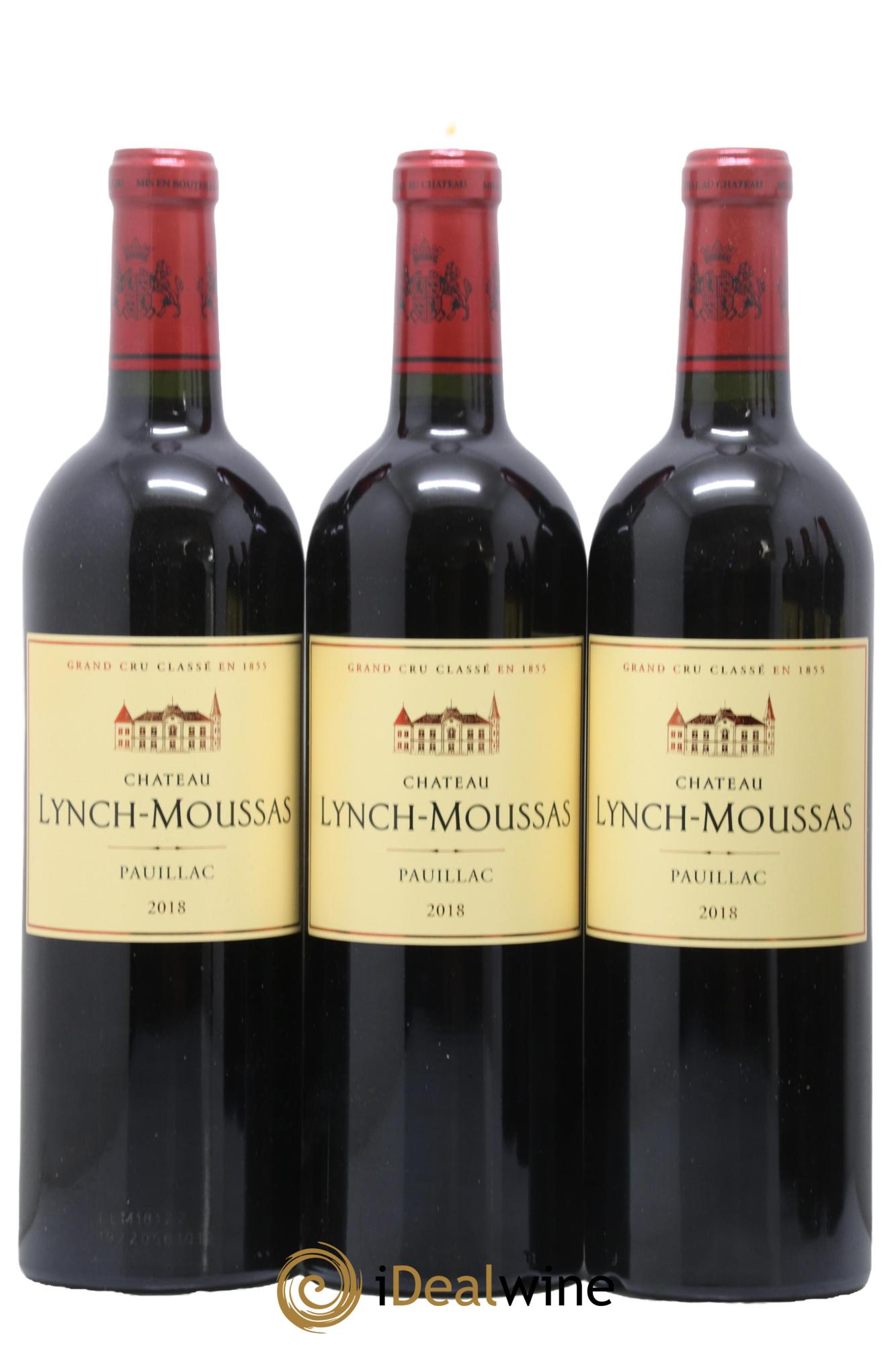 Château Lynch Moussas 5ème Grand Cru Classé  2018 - Posten von 6 Flaschen - 1