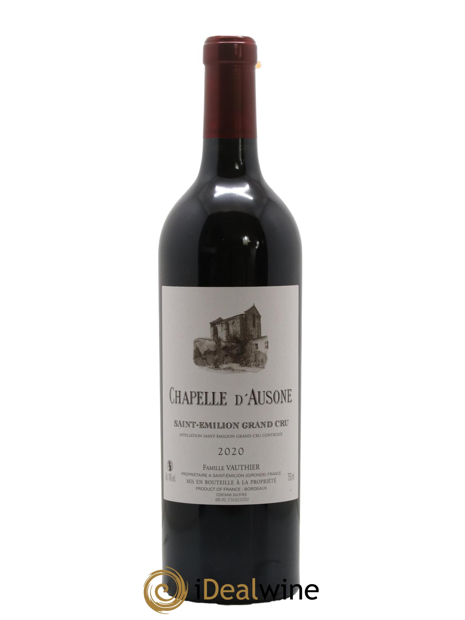 Chapelle d'Ausone Second Vin 2020 - Lot de 1 bouteille - 0