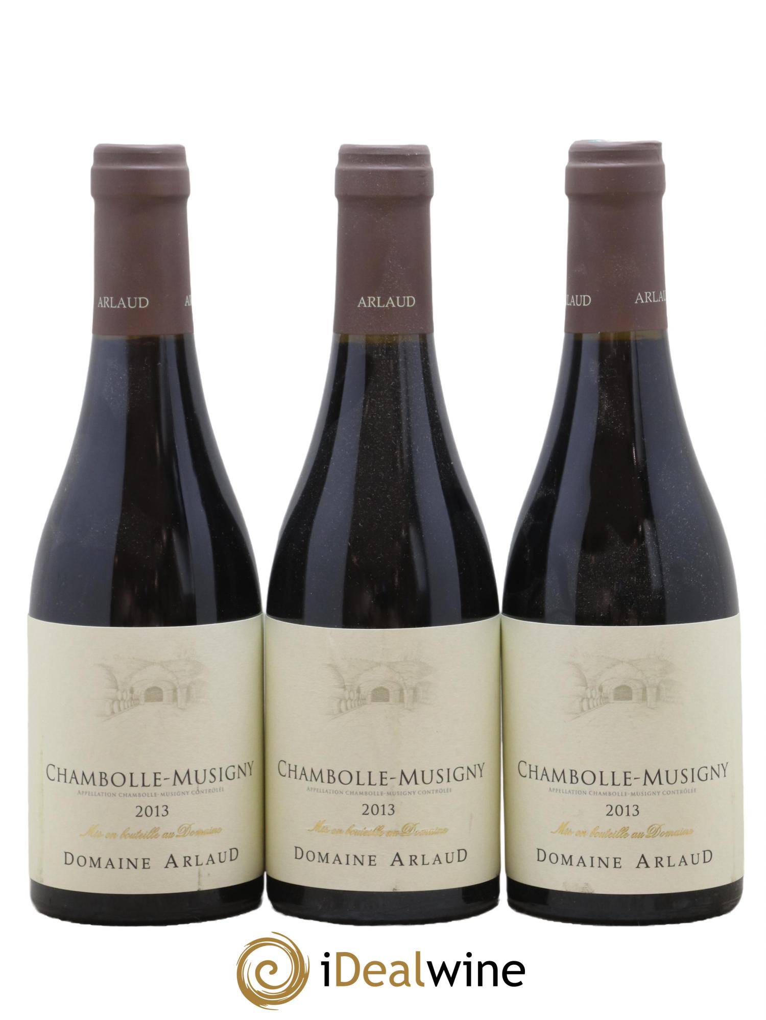 Chambolle-Musigny Arlaud 2013 - Lot de 3 demi bouteilles - 0