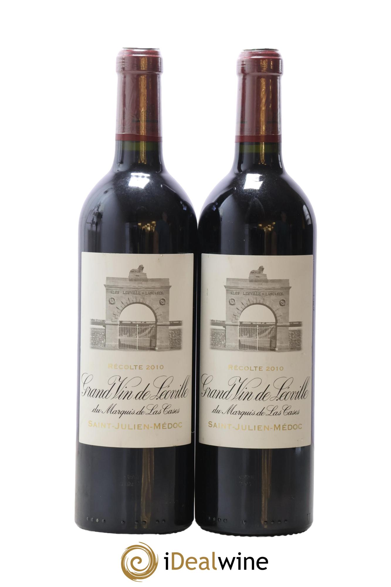 Château Léoville Las Cases 2ème Grand Cru Classé 2010 - Lot de 2 bouteilles - 0