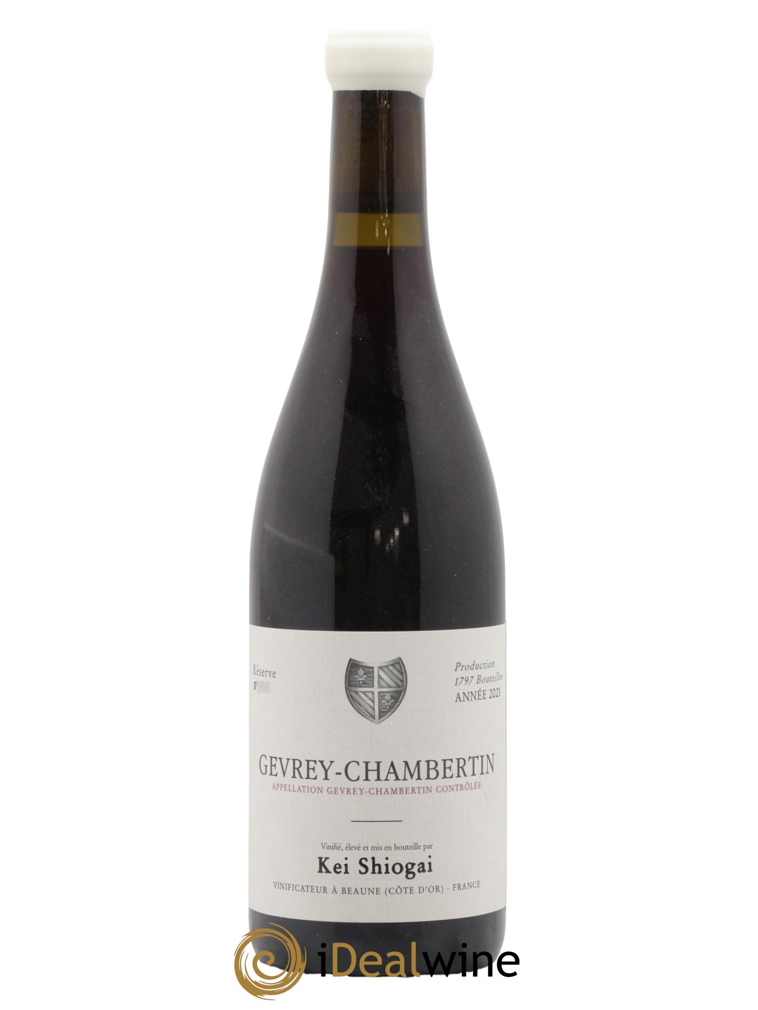 Gevrey-Chambertin Kei Shiogai 2021 - Lot de 1 bouteille - 0