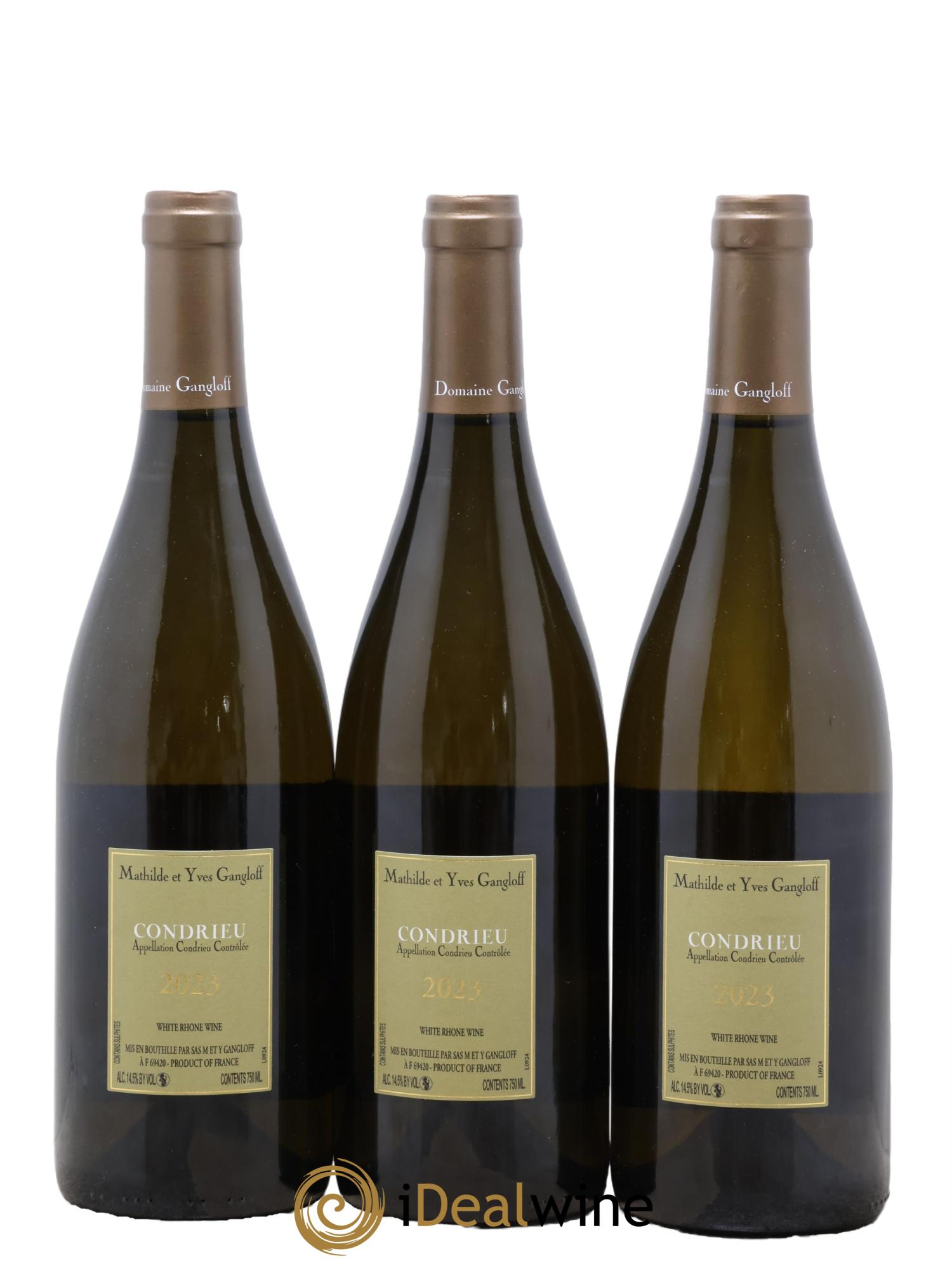 Condrieu Domaine Gangloff (Domaine)  2023 - Lot de 3 bouteilles - 1