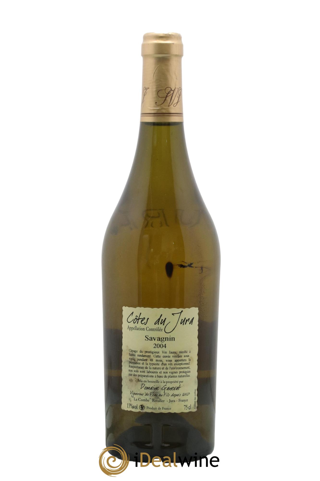 Côtes du Jura Cuvée Prestige Jean-François Ganevat (Domaine) 2004 - Lot de 1 bouteille - 1