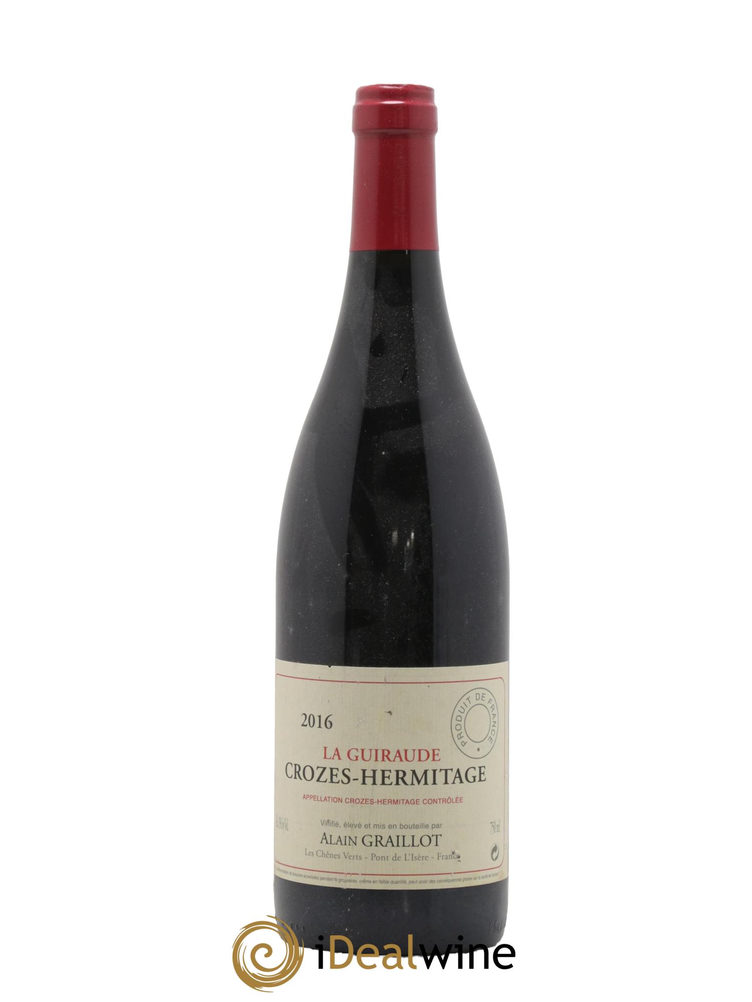 Crozes-Hermitage La Guiraude Domaine Graillot 2016 - Lot de 1 bouteille - 0