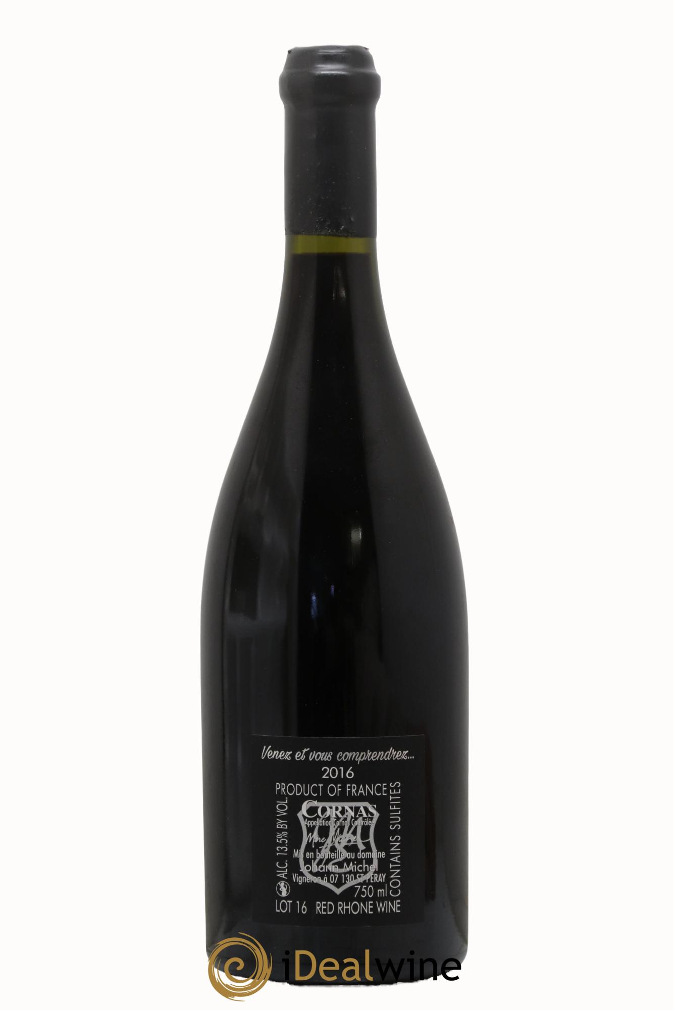 Cornas Mère Michel Johann Michel 2016 - Lot de 1 bouteille - 1