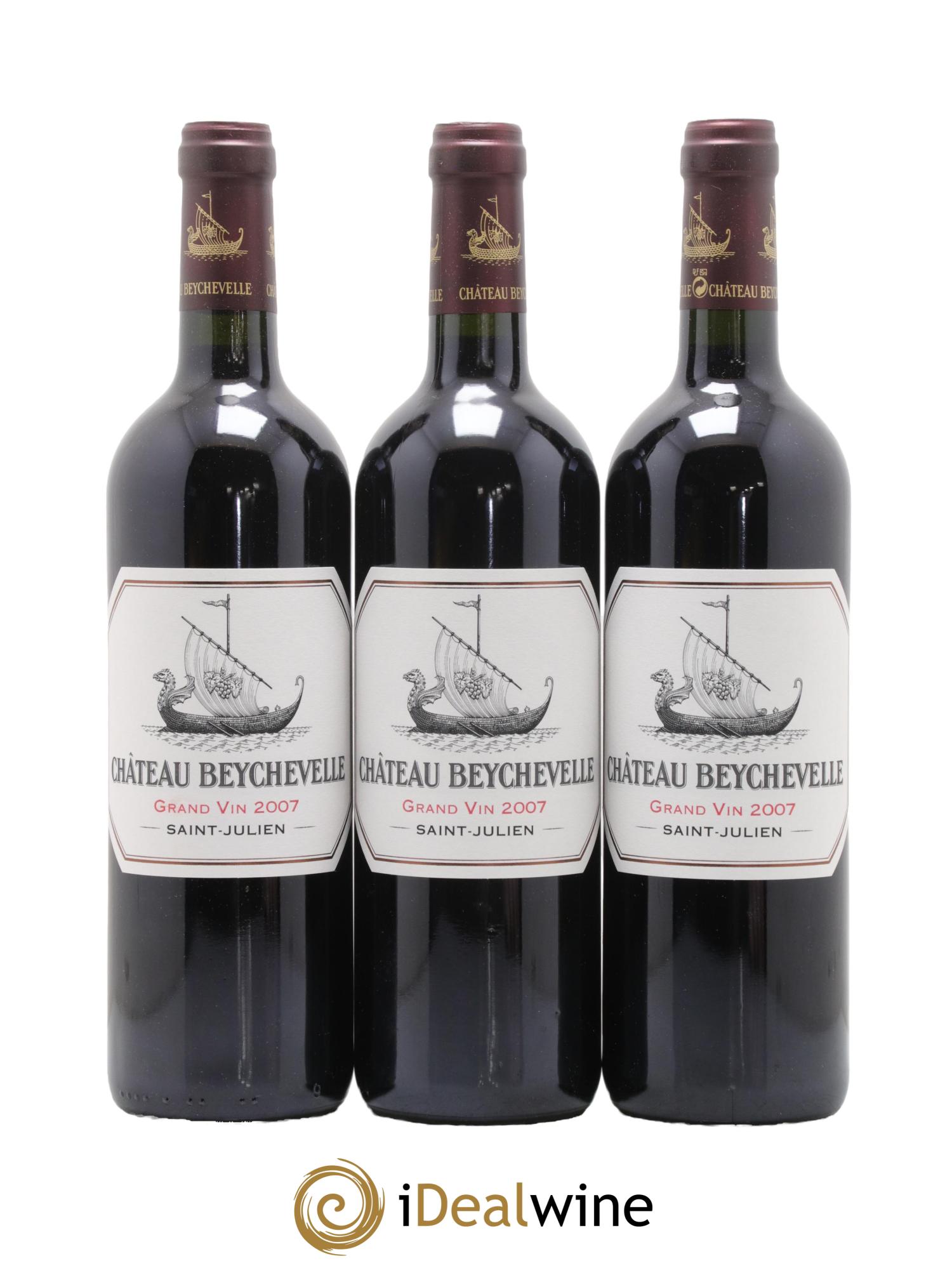 Château Beychevelle 4ème Grand Cru Classé 2007 - Lot de 12 bouteilles - 1
