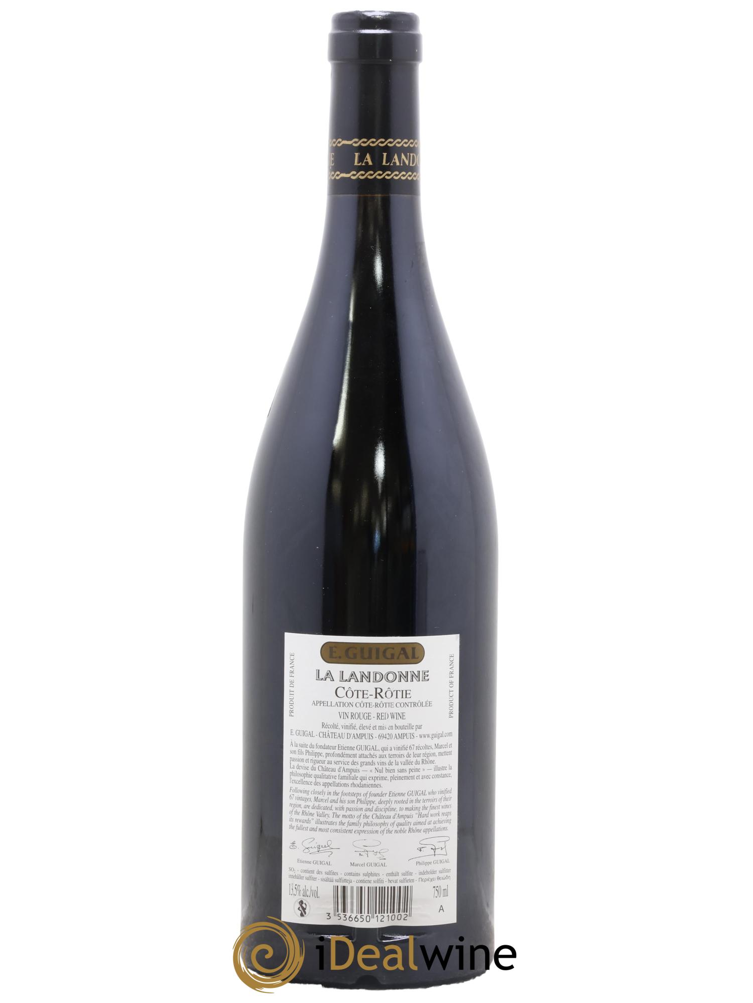 Côte-Rôtie La Landonne Guigal 2010 - Lot de 1 bouteille - 1
