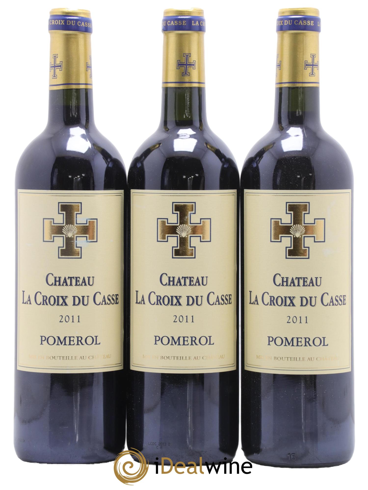 Château la Croix du Casse 2011 - Lotto di 3 bottiglie - 0