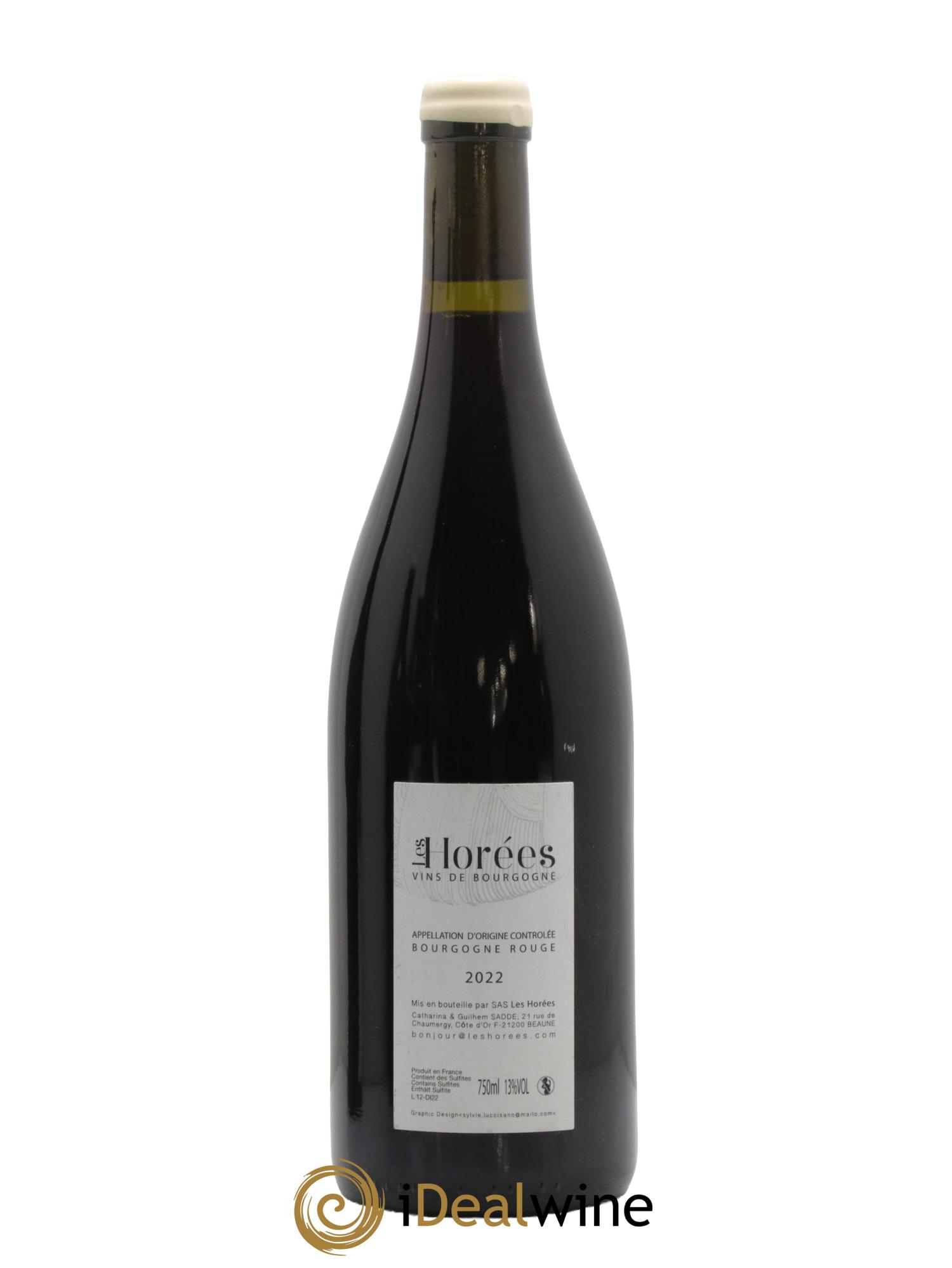 Bourgogne Des Six Ifs Les Horées  2022 - Lot de 1 bouteille - 1