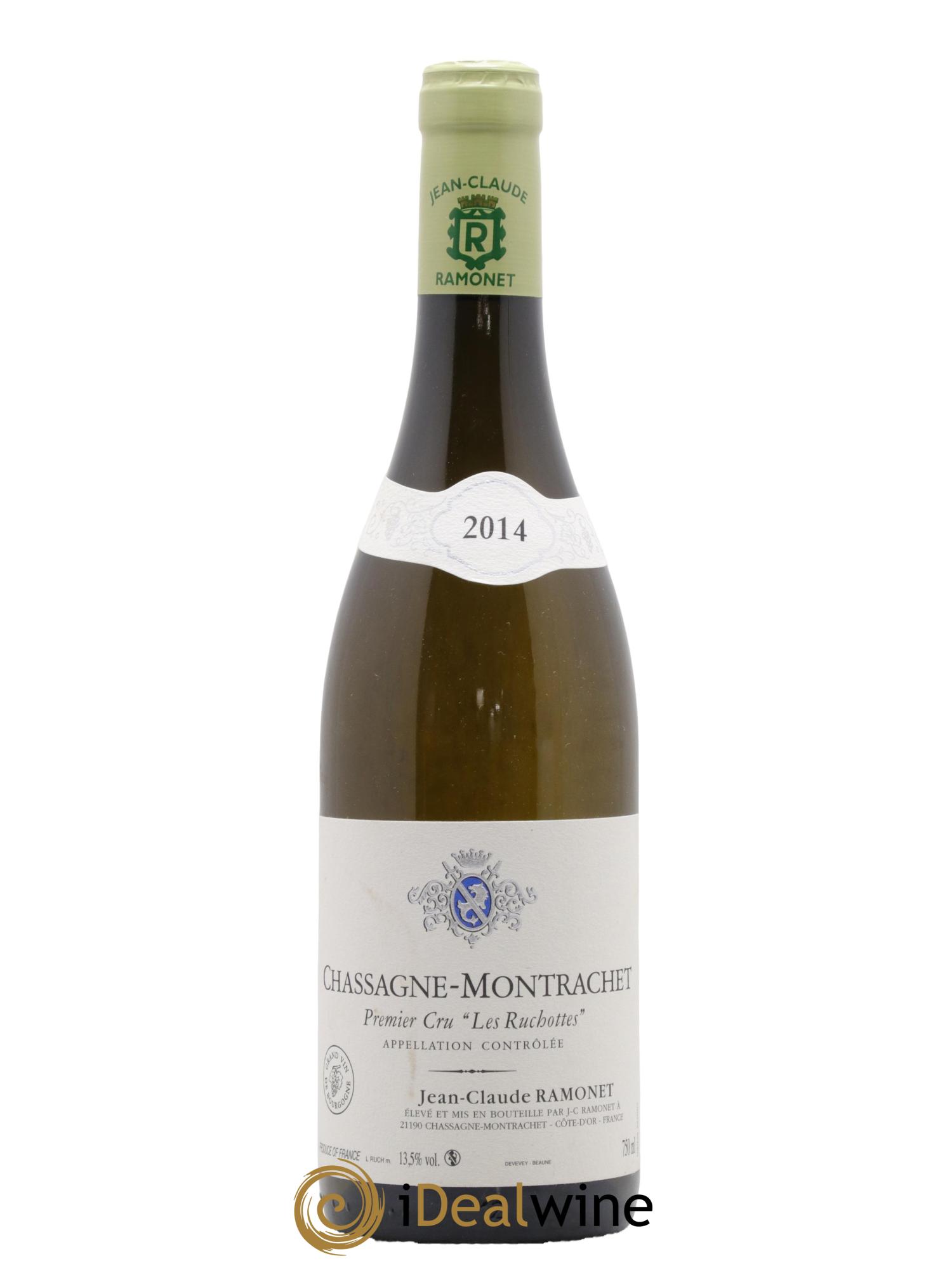 Chassagne-Montrachet 1er Cru Les Ruchottes Ramonet (Domaine) 2014 - Lot de 1 bouteille - 0