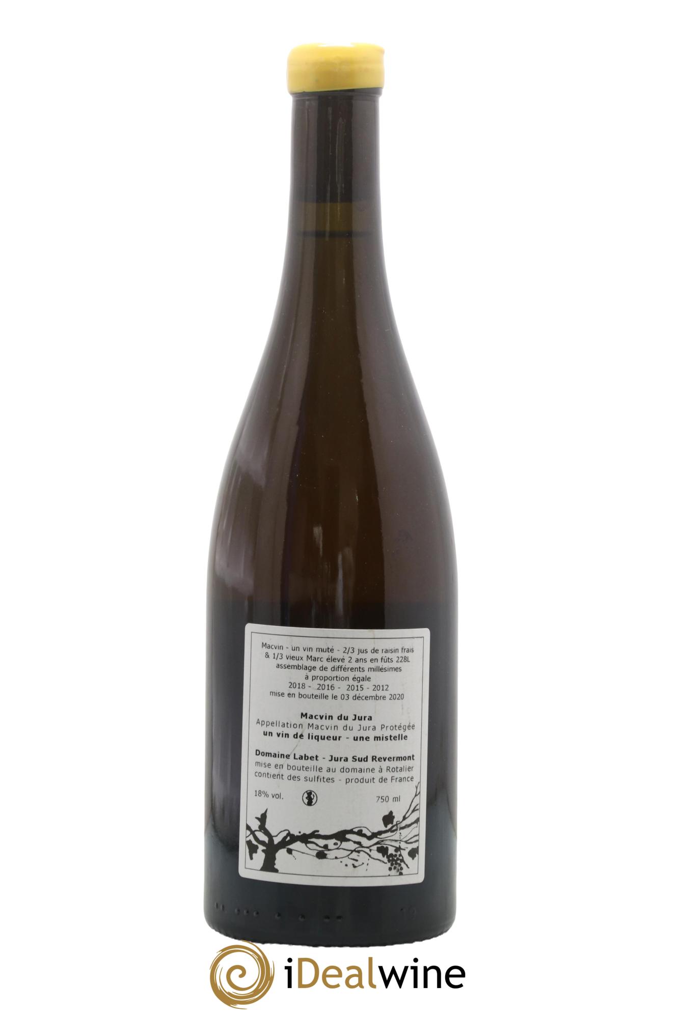 Macvin du Jura Romain - Julien  - Charline Labet - Lot de 1 bouteille - 1