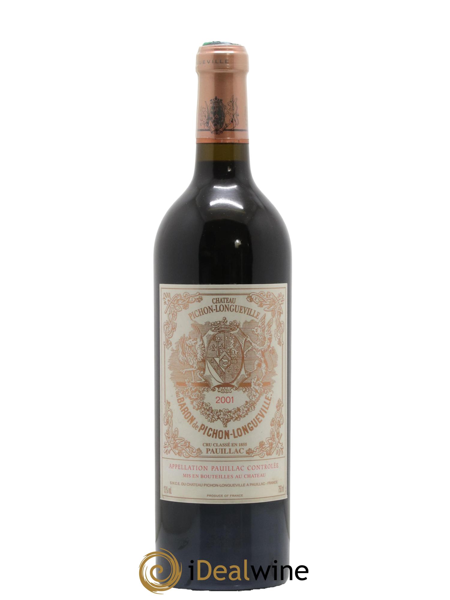 Pichon Longueville Baron 2ème Grand Cru Classé 2001 - Lot de 1 bouteille - 0