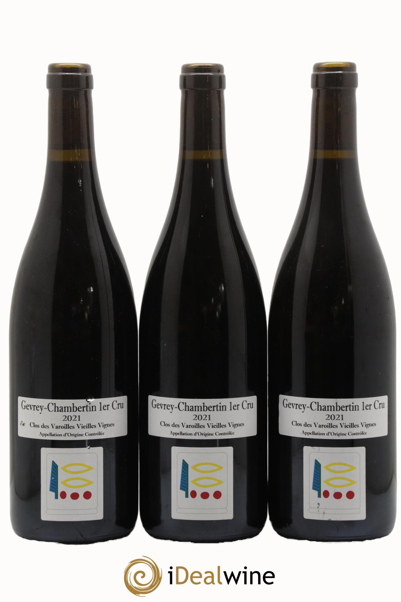 Gevrey-Chambertin 1er Cru Clos des Varoilles Vieilles Vignes Monopole Prieuré Roch 2021 - Posten von 3 Flaschen - 0
