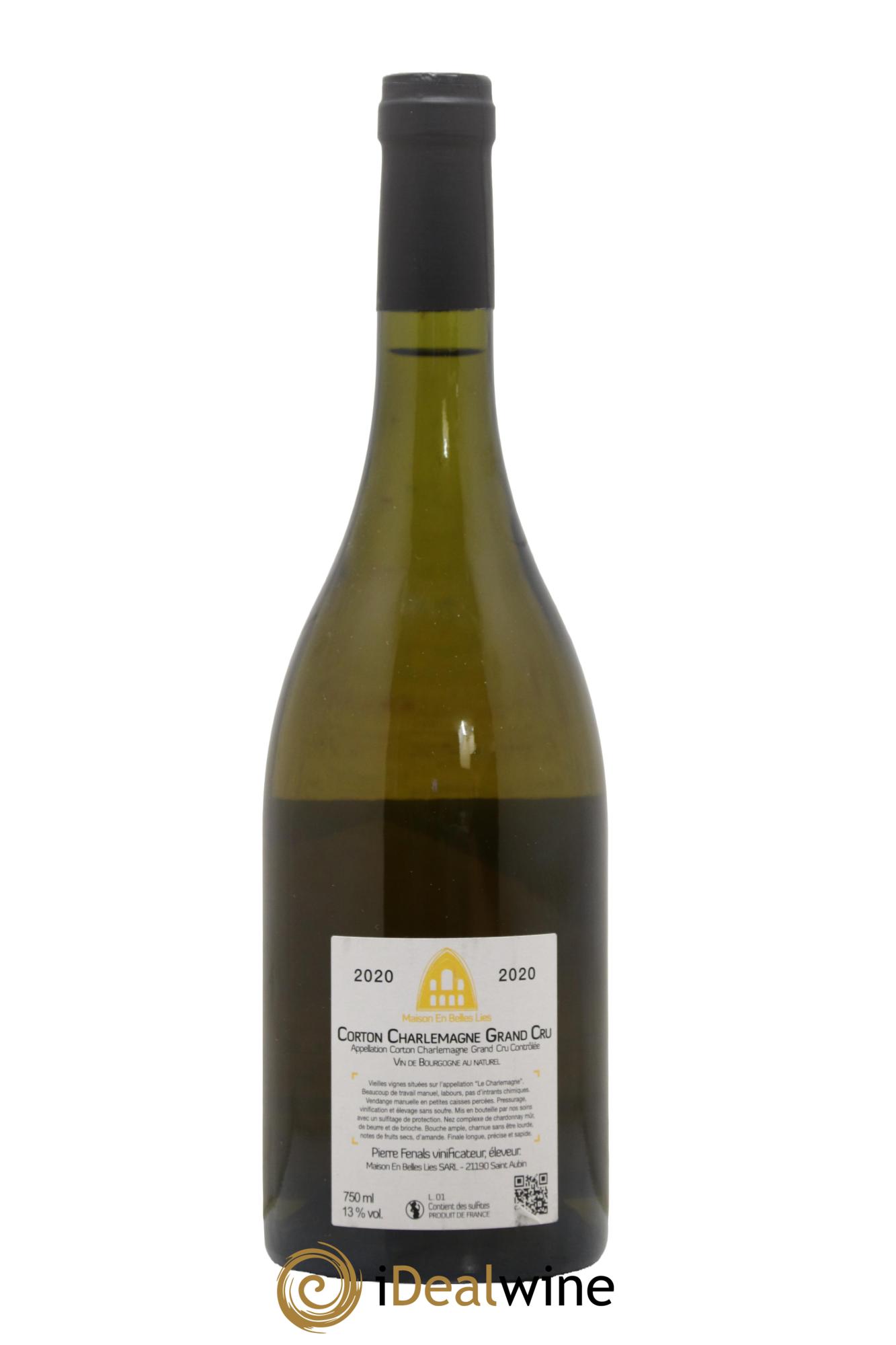 Corton-Charlemagne Grand Cru Maison En Belles Lies 2020 - Lotto di 1 bottiglia - 1