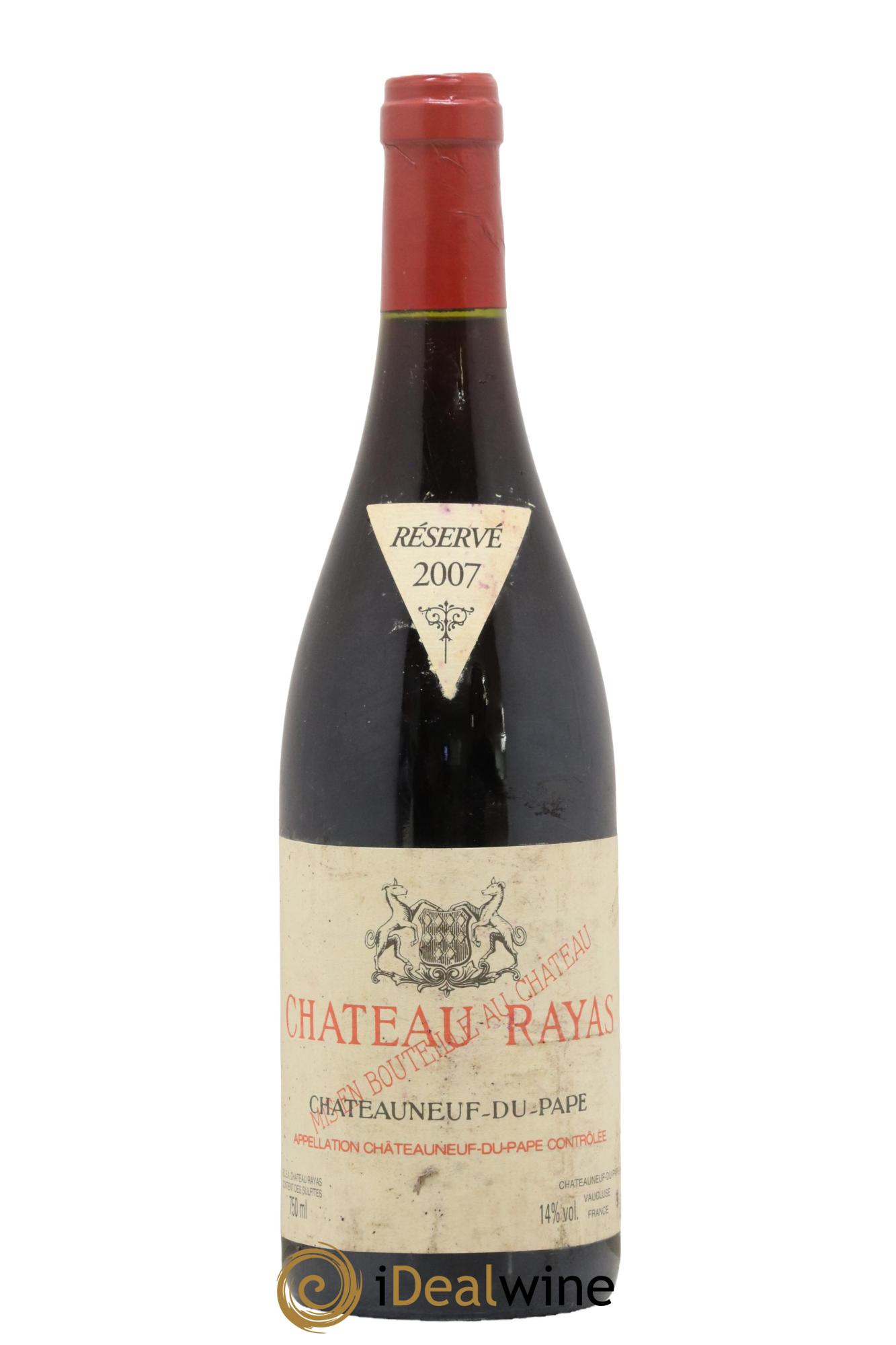 Châteauneuf-du-Pape Château Rayas Emmanuel Reynaud 2007 - Lot of 1 bottle - 0