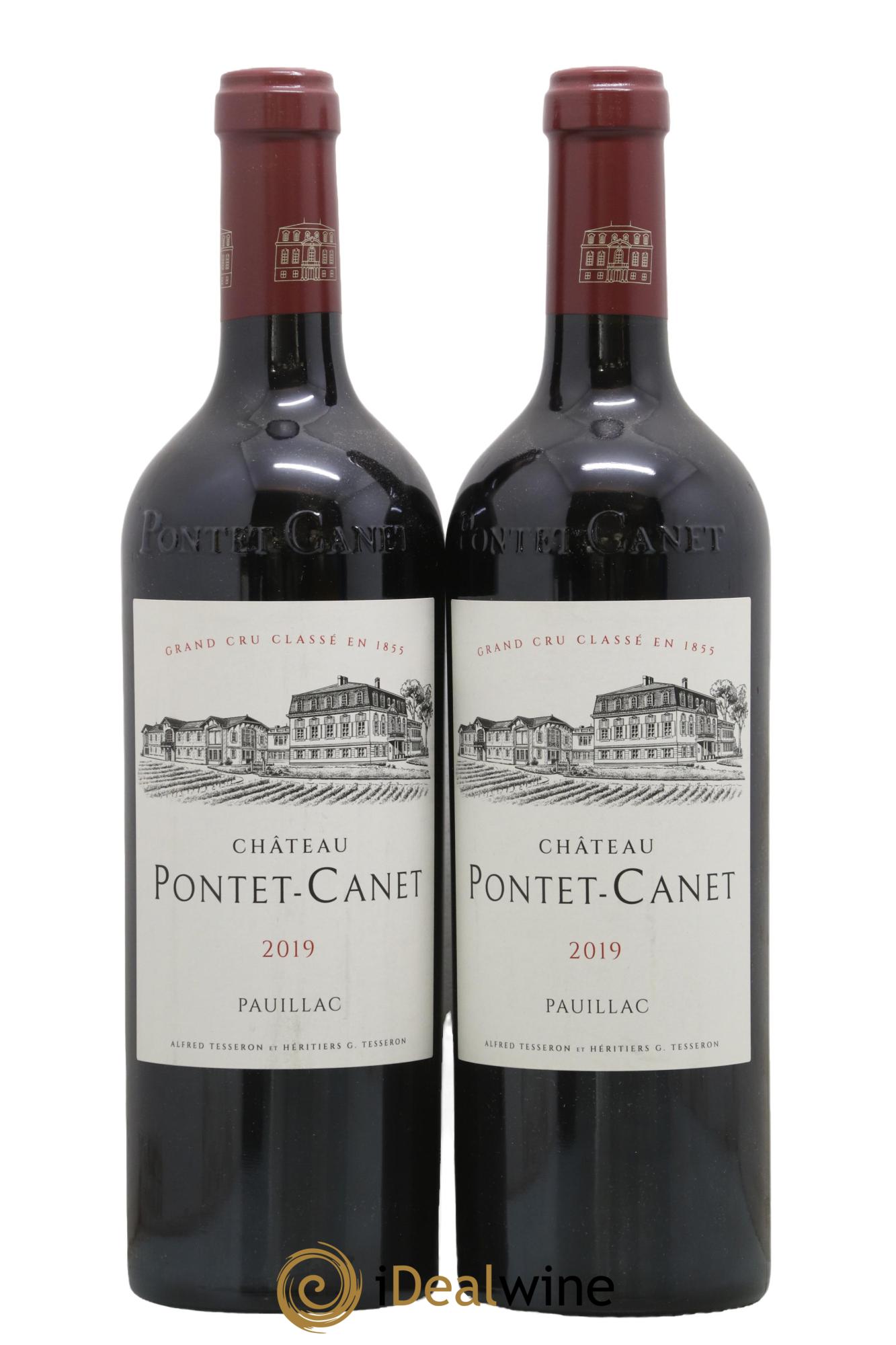 Château Pontet Canet 5ème Grand Cru Classé 2019 - Lotto di 2 bottiglie - 0