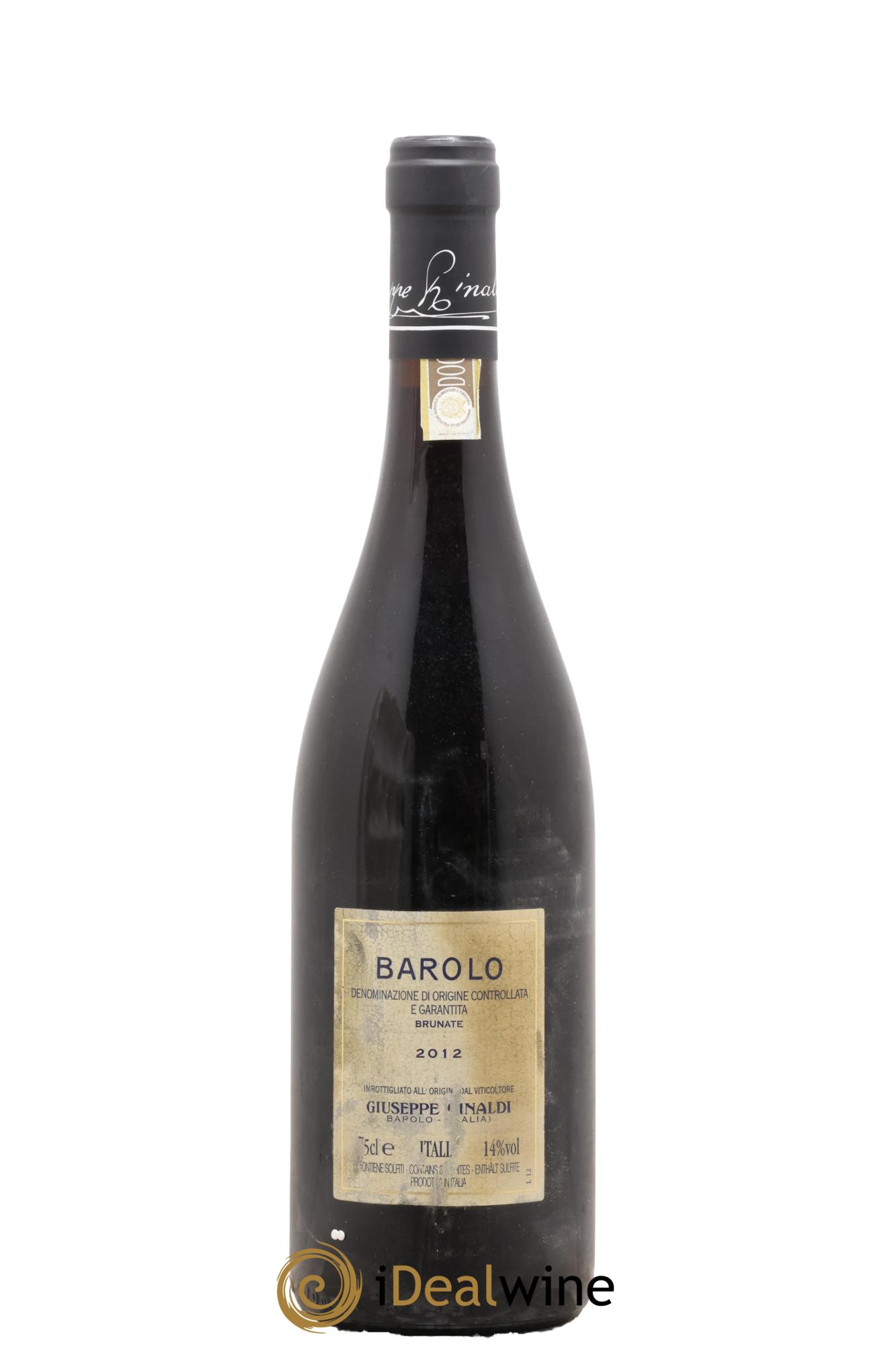 Barolo DOCG Brunate Giuseppe Rinaldi 2012 - Lotto di 1 bottiglia - 1