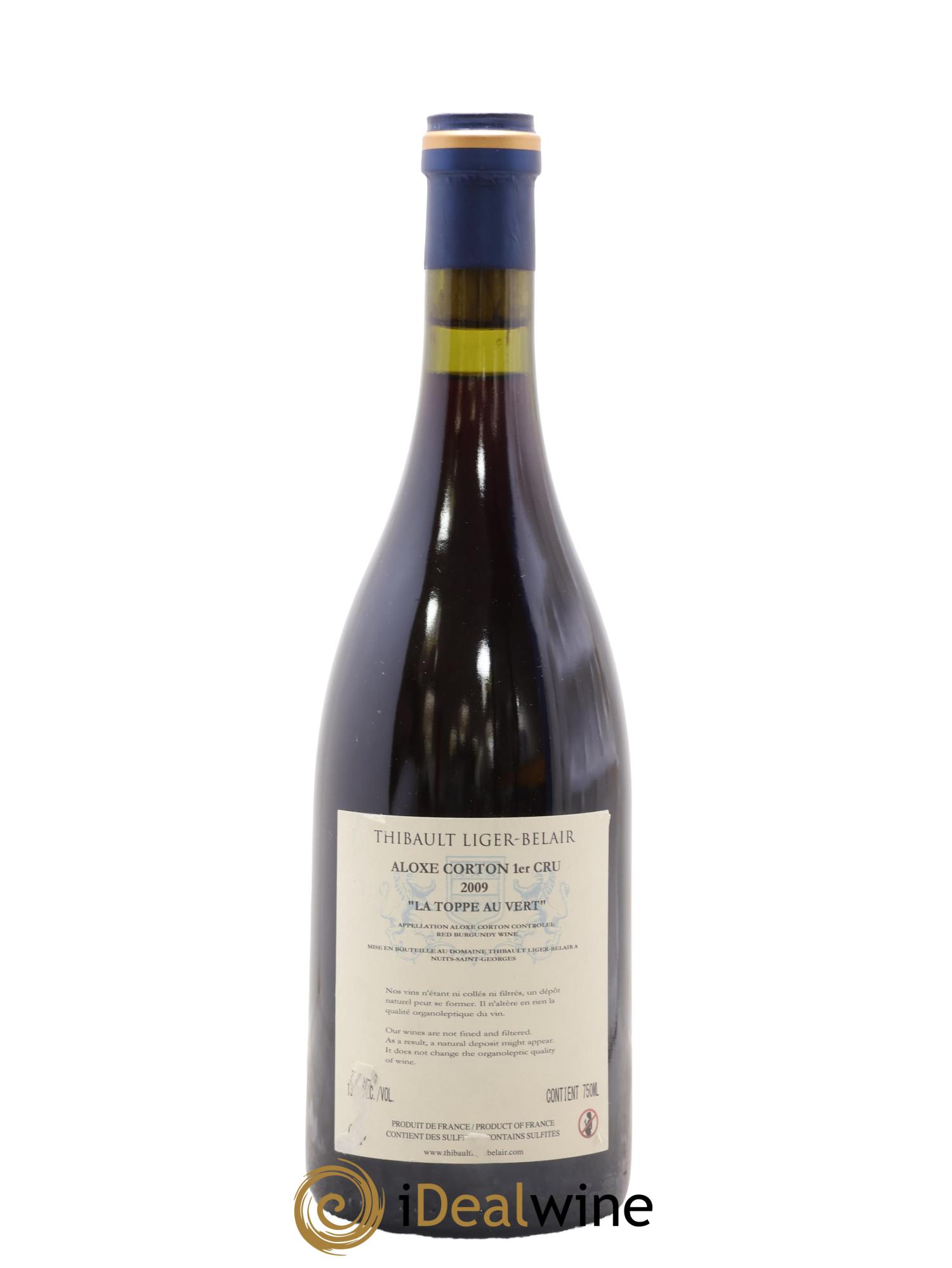 Aloxe-Corton 1er Cru La Toppe au Vert Thibault Liger-Belair 2009 - Lot of 1 bottle - 1