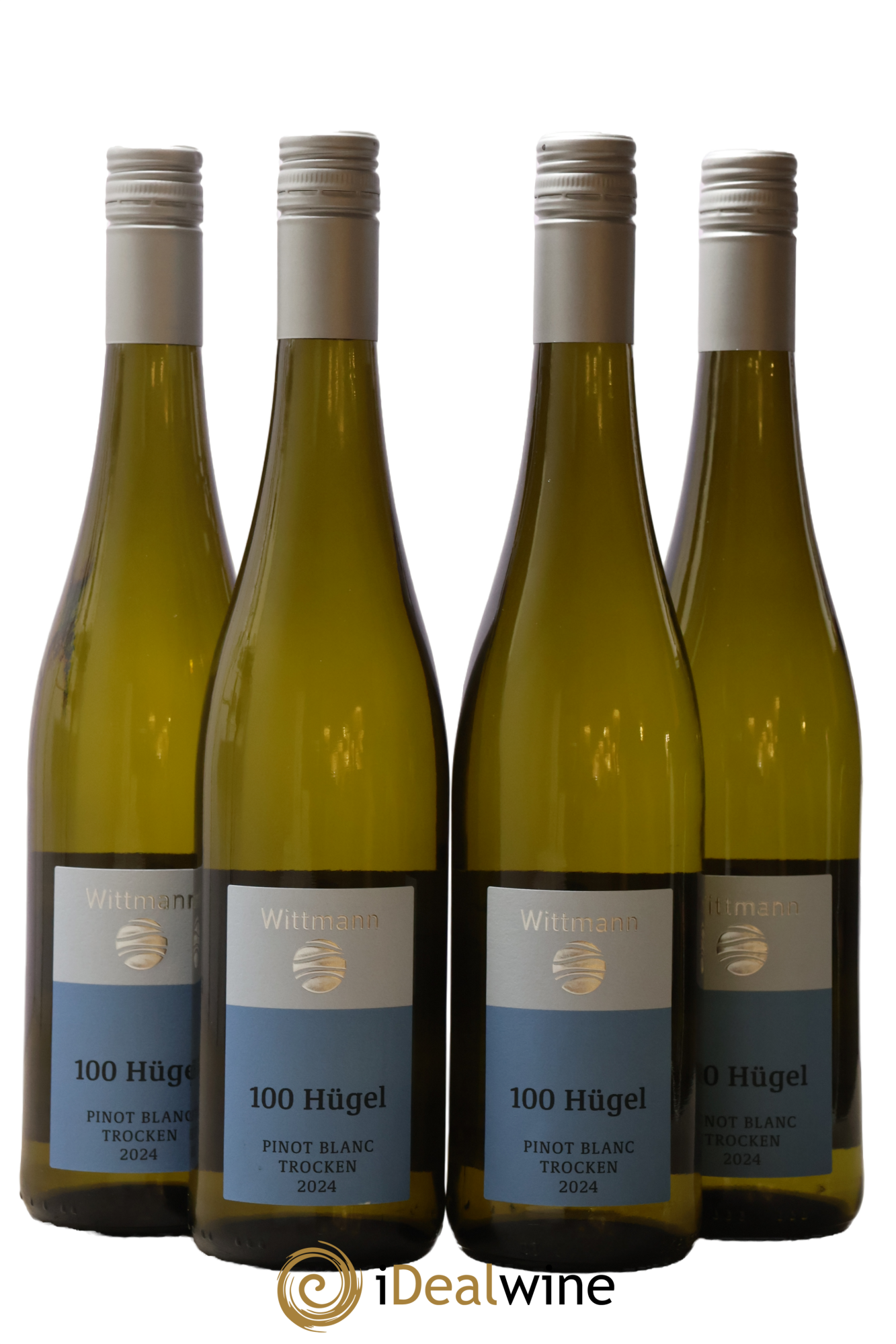Allemagne Rheinhessen Trocken 100 Hugel Pinot Blanc Wittmann 2024 - Lot de 4 bouteilles - 0