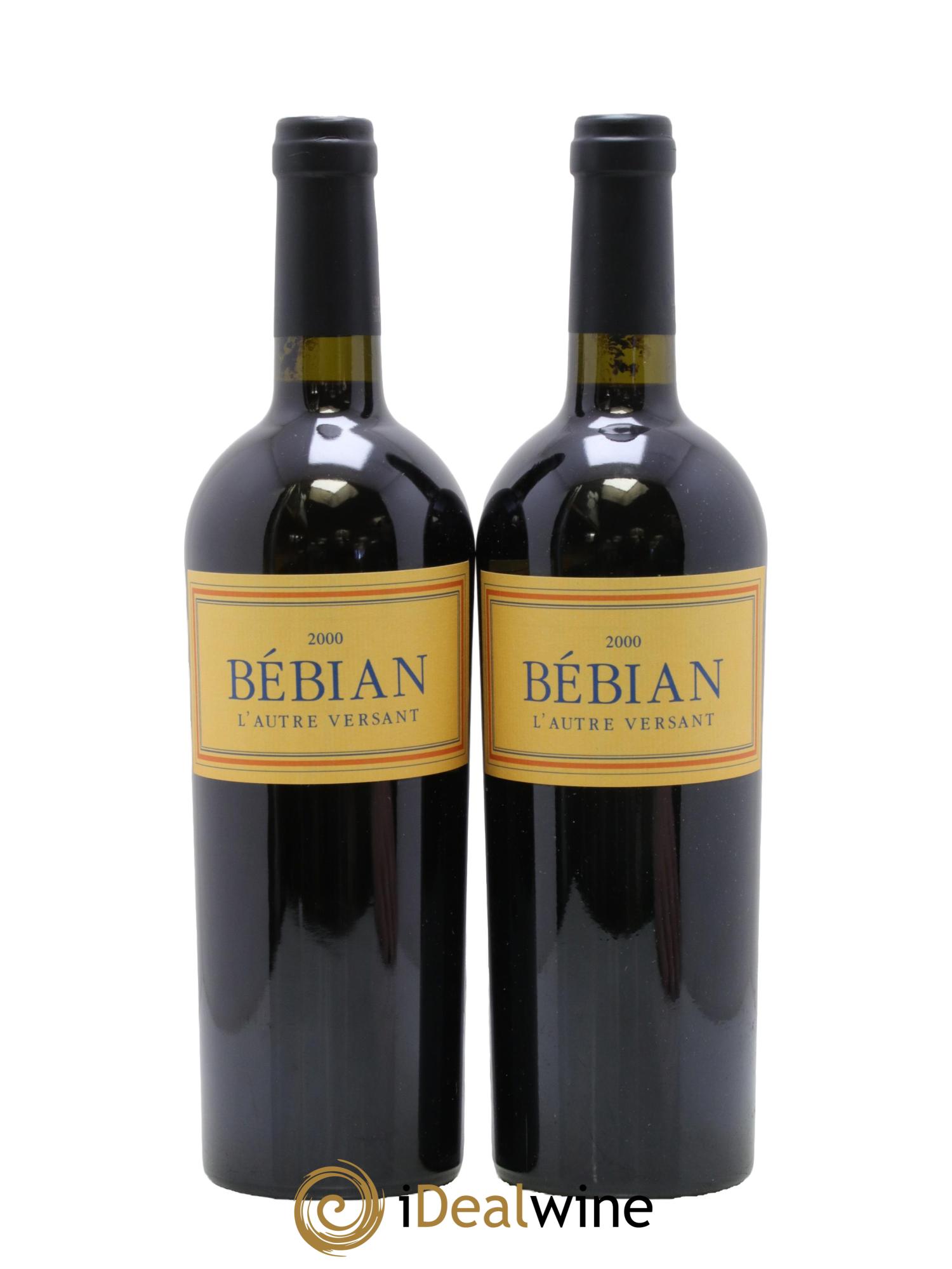Languedoc L'Autre Versant Bébian Le Brun-Lecouty 2000 - Lot of 2 bottles - 0