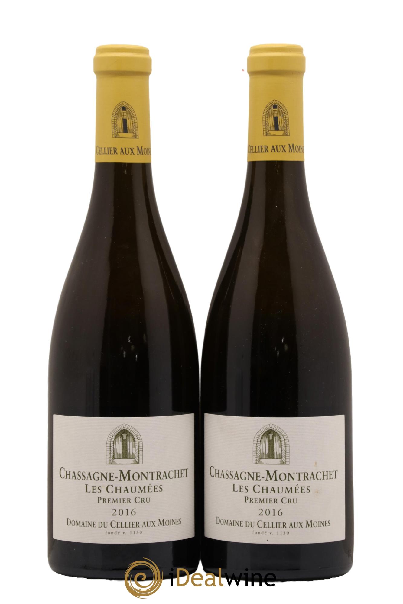 Chassagne-Montrachet 1er Cru Les Chaumées Cellier aux Moines (Domaine) 2016 - Lot de 2 bouteilles - 0