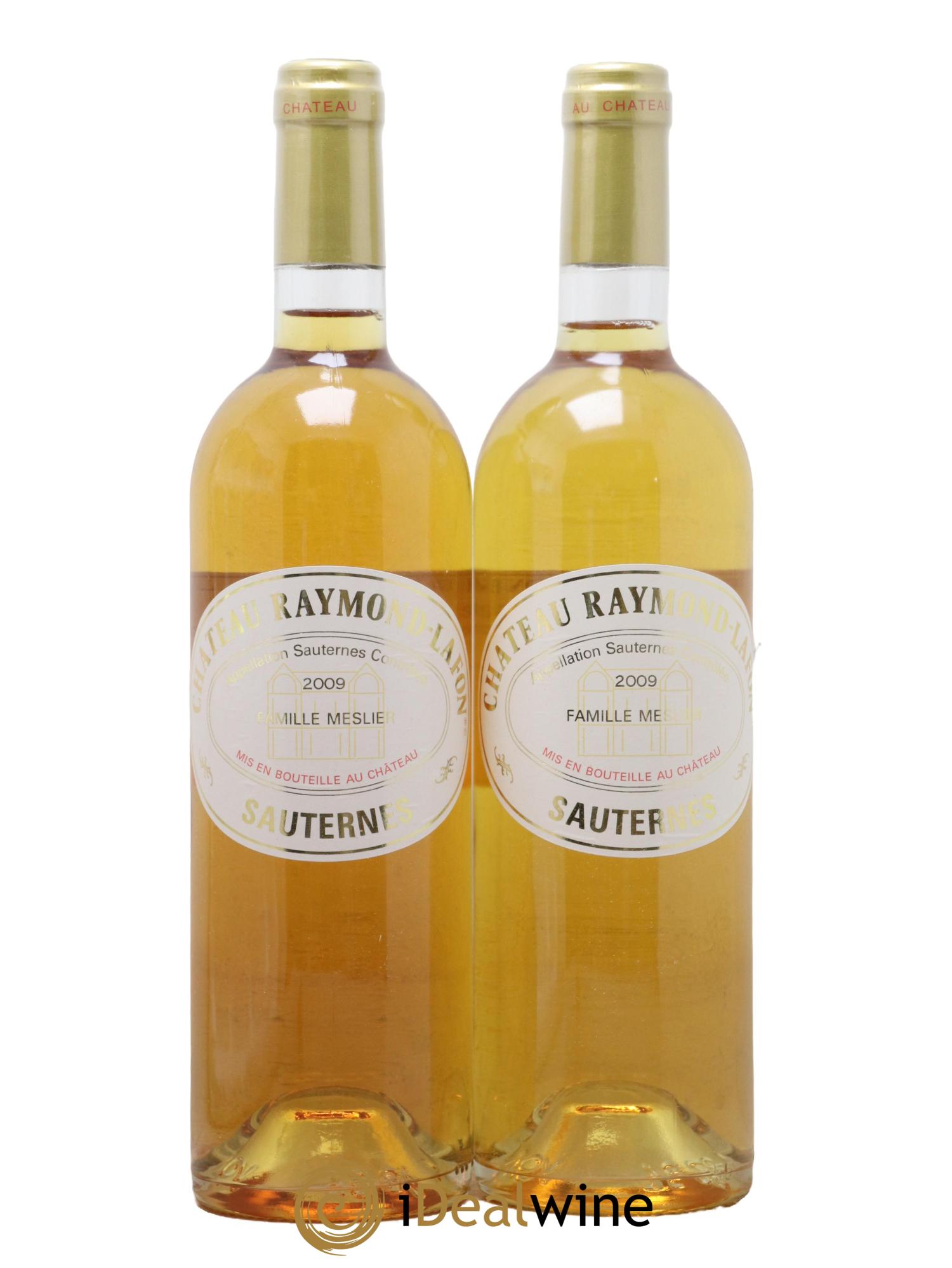 Château Raymond Lafon 2009 - Lot of 2 bottles - 0