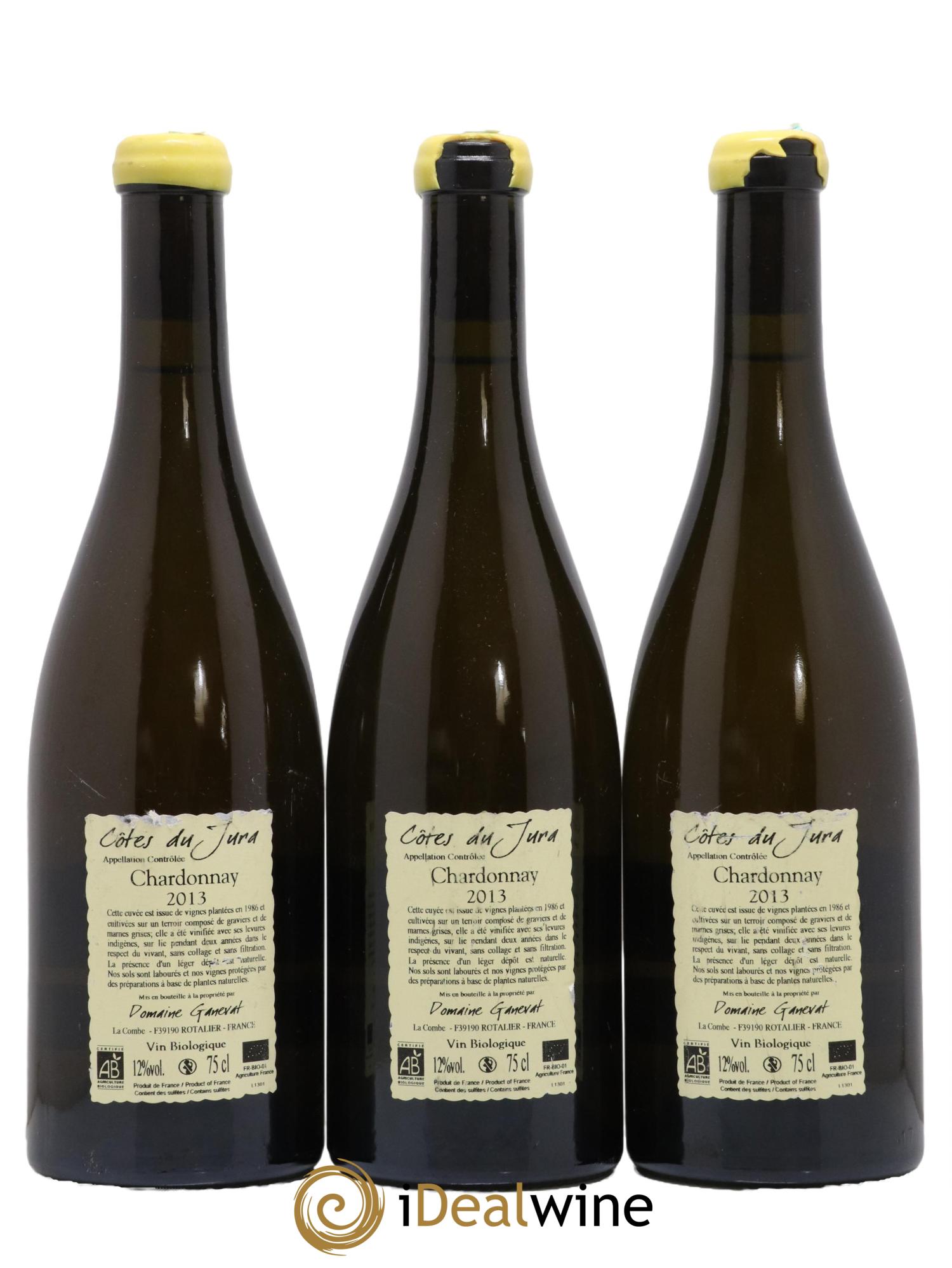 Côtes du Jura Cuvée Florine Jean-François Ganevat (Domaine) 2013 - Lot de 3 bouteilles - 1