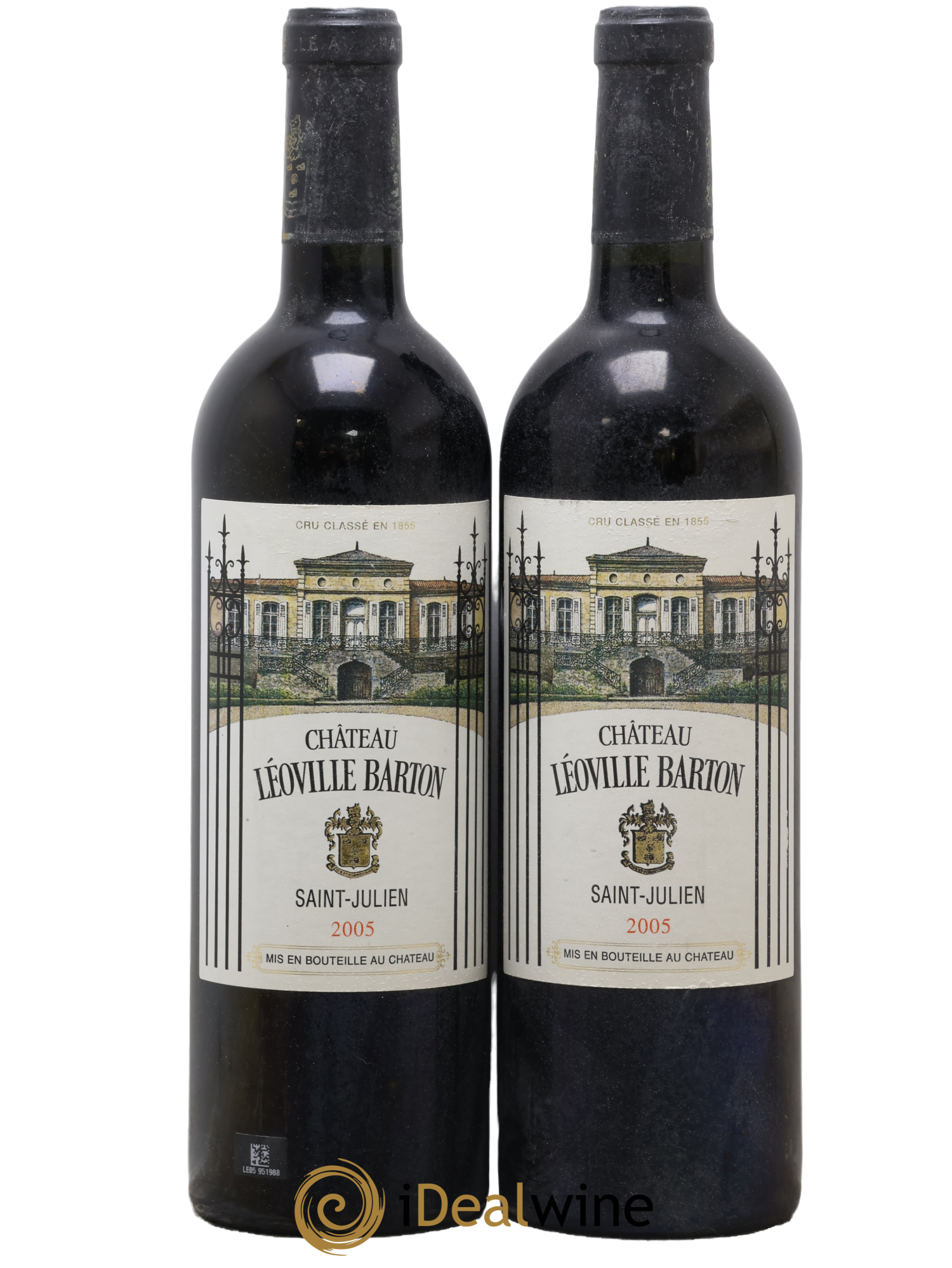 Château Léoville Barton 2ème Grand Cru Classé 2005 - Lot de 2 bouteilles - 0