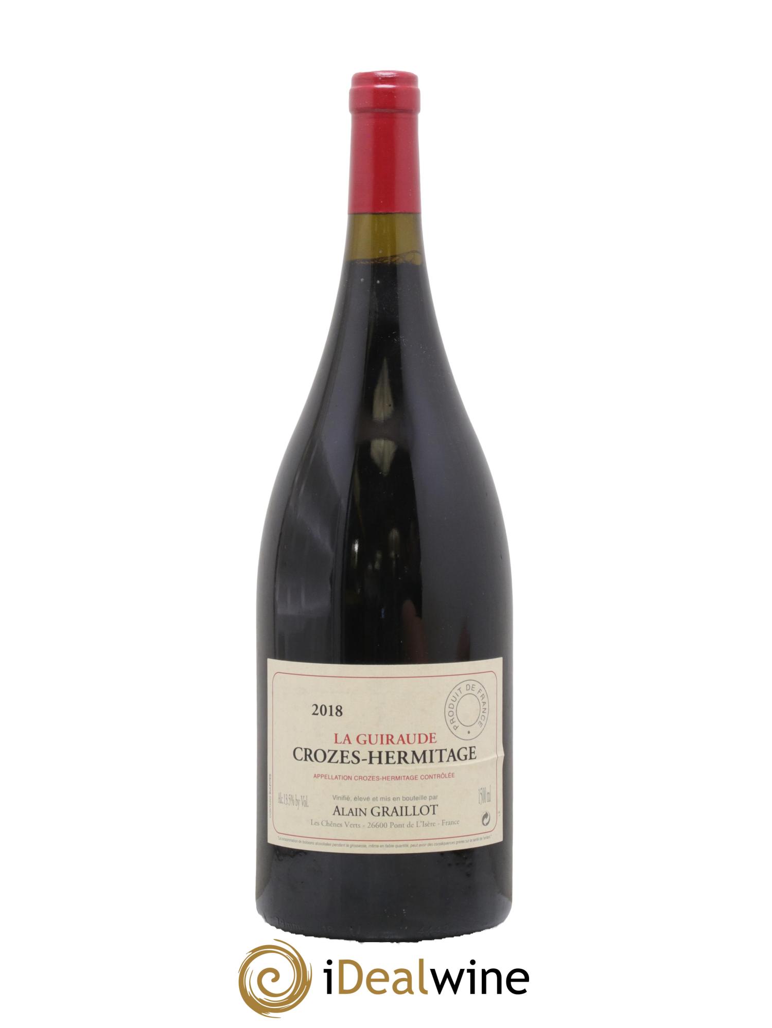 Crozes-Hermitage La Guiraude Domaine Graillot 2018 - Lot of 1 magnum - 0