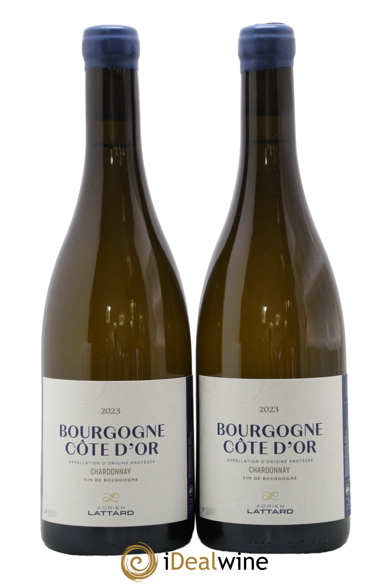 Bourgogne Côte-d'Or Chardonnay Adrien Lattard 2023 - Lot de 2 bouteilles - 0