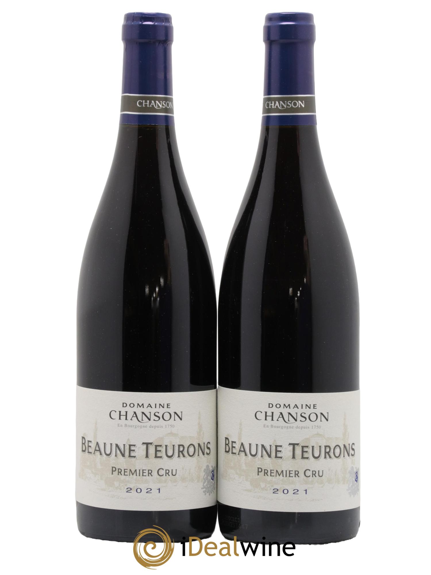 Beaune 1er Cru Les Teurons Chanson (Domaine) 2021 - Lot de 2 bouteilles - 0