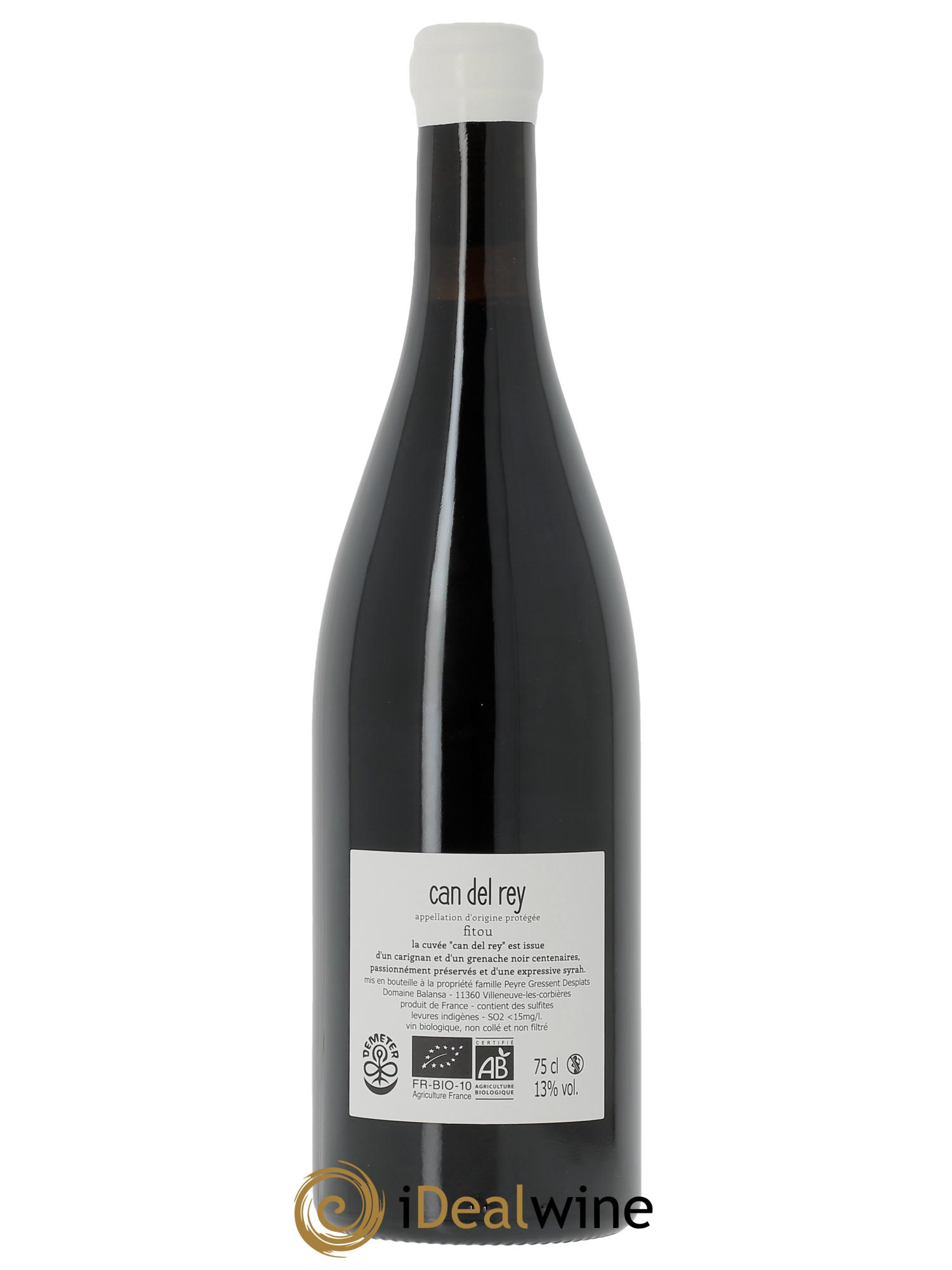 Fitou Can del Rey Balansa (Domaine)  2023 - Lot of 1 bottle - 1