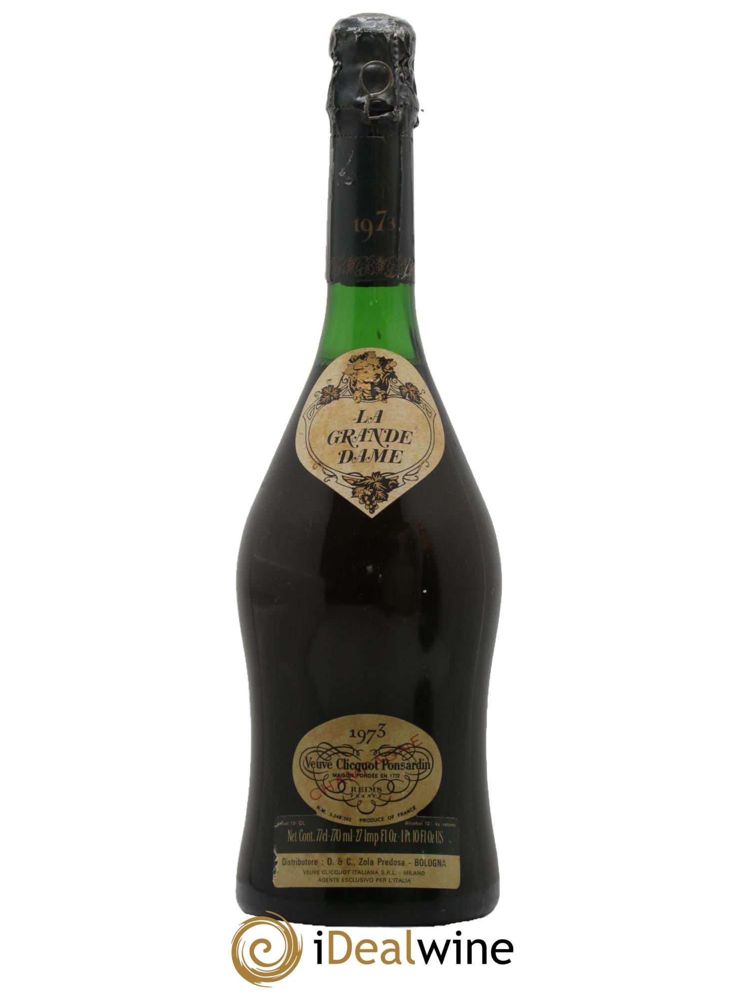 La Grande Dame Veuve Clicquot 1973 - Posten von 1 Flasche - 0