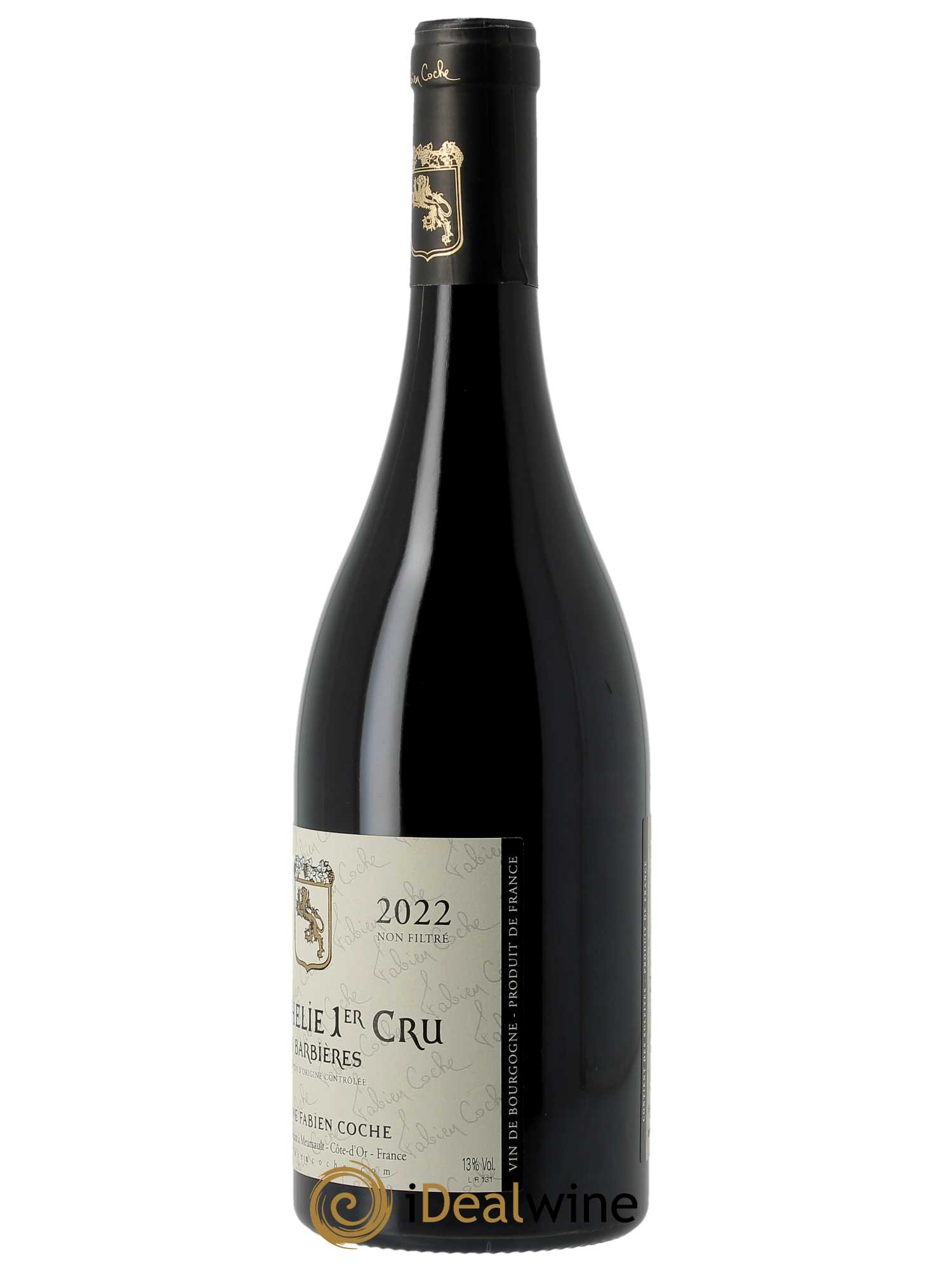 Monthélie 1er Cru Les Barbières Fabien Coche  2022 - Lotto di 1 bottiglia - 3