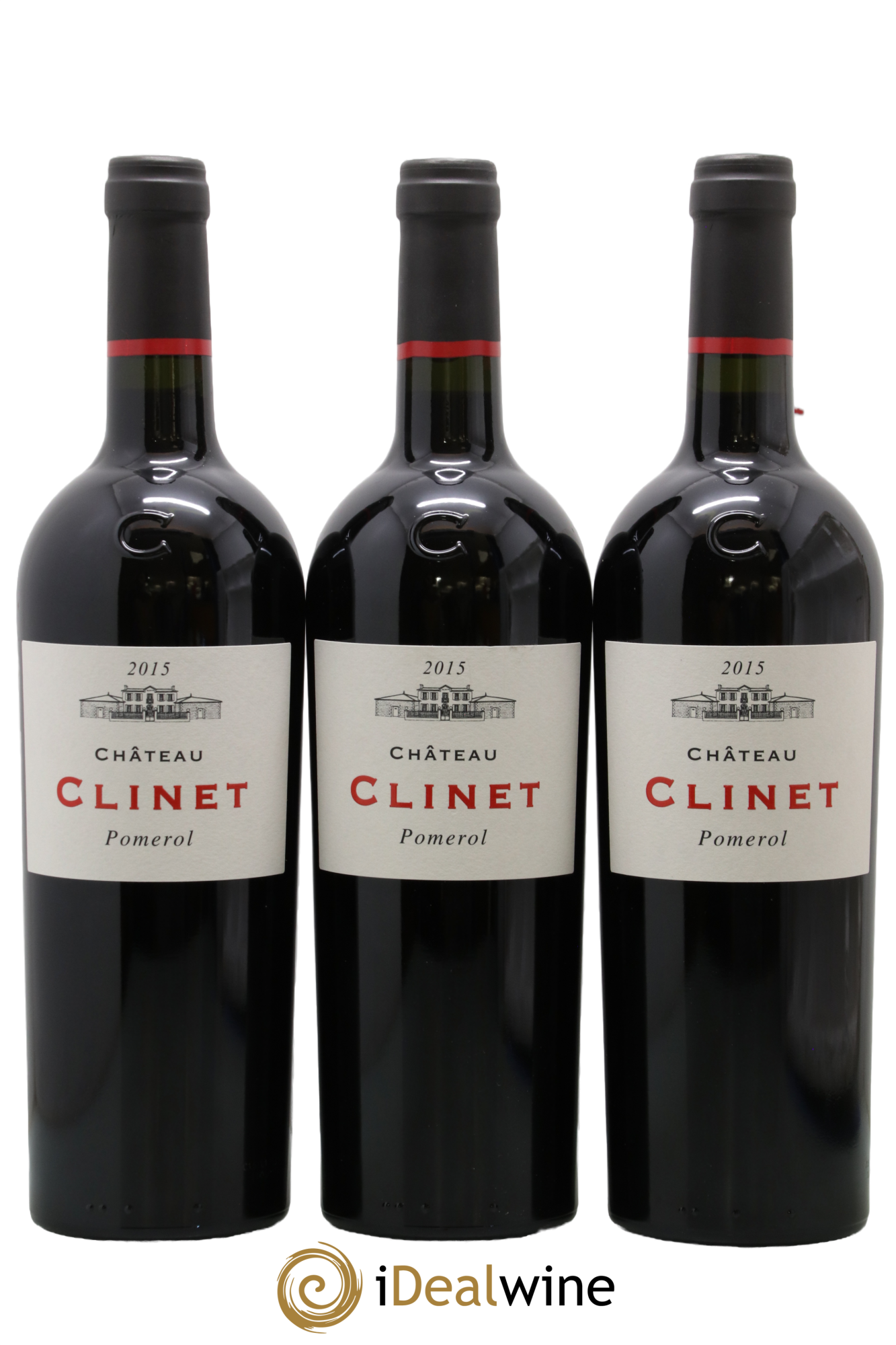Château Clinet 2015 - Lot de 3 bouteilles - 0