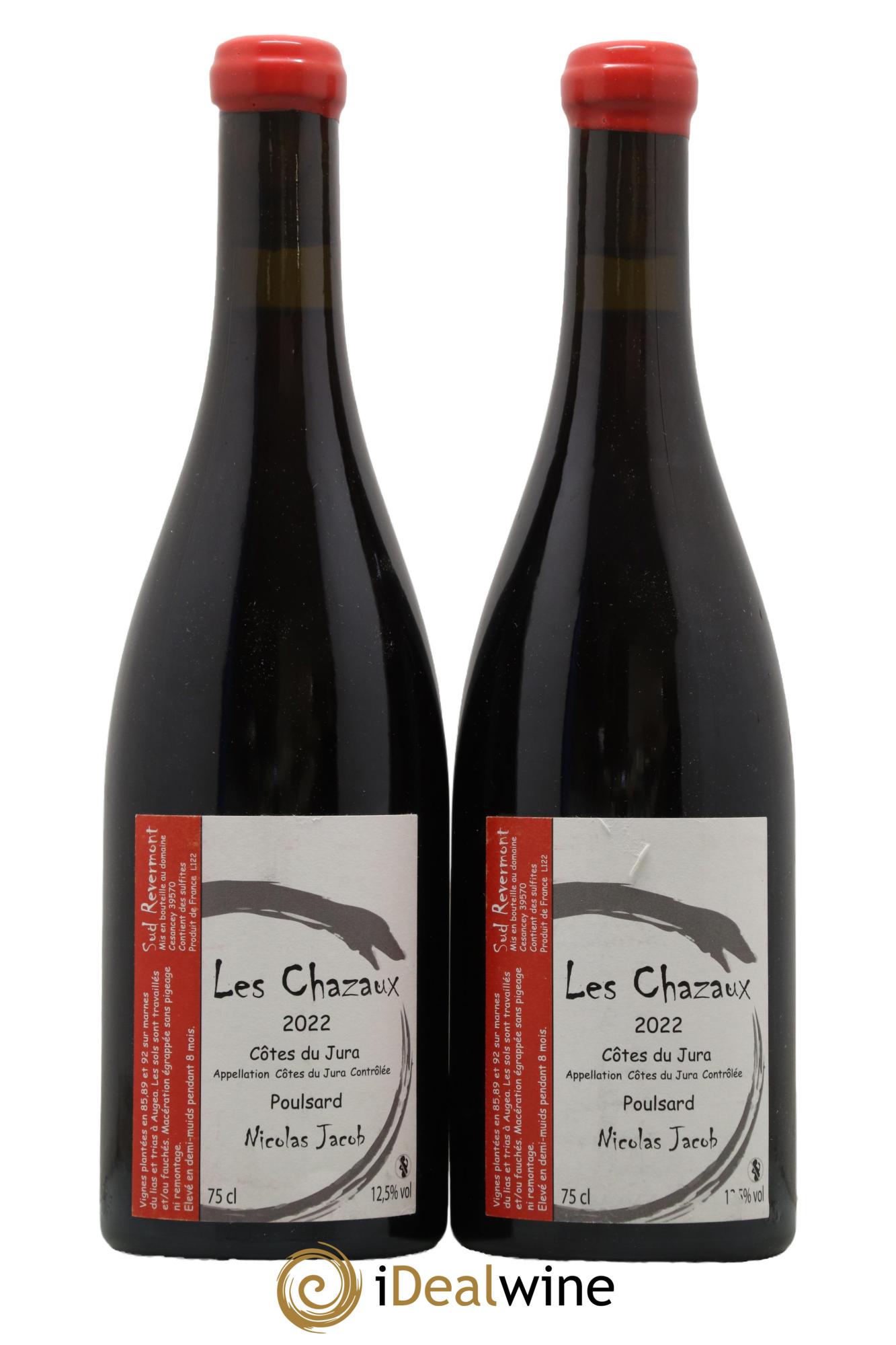 Côtes du Jura Poulsard Les Chazaux Nicolas Jacob 2022 - Lot de 2 bouteilles - 0