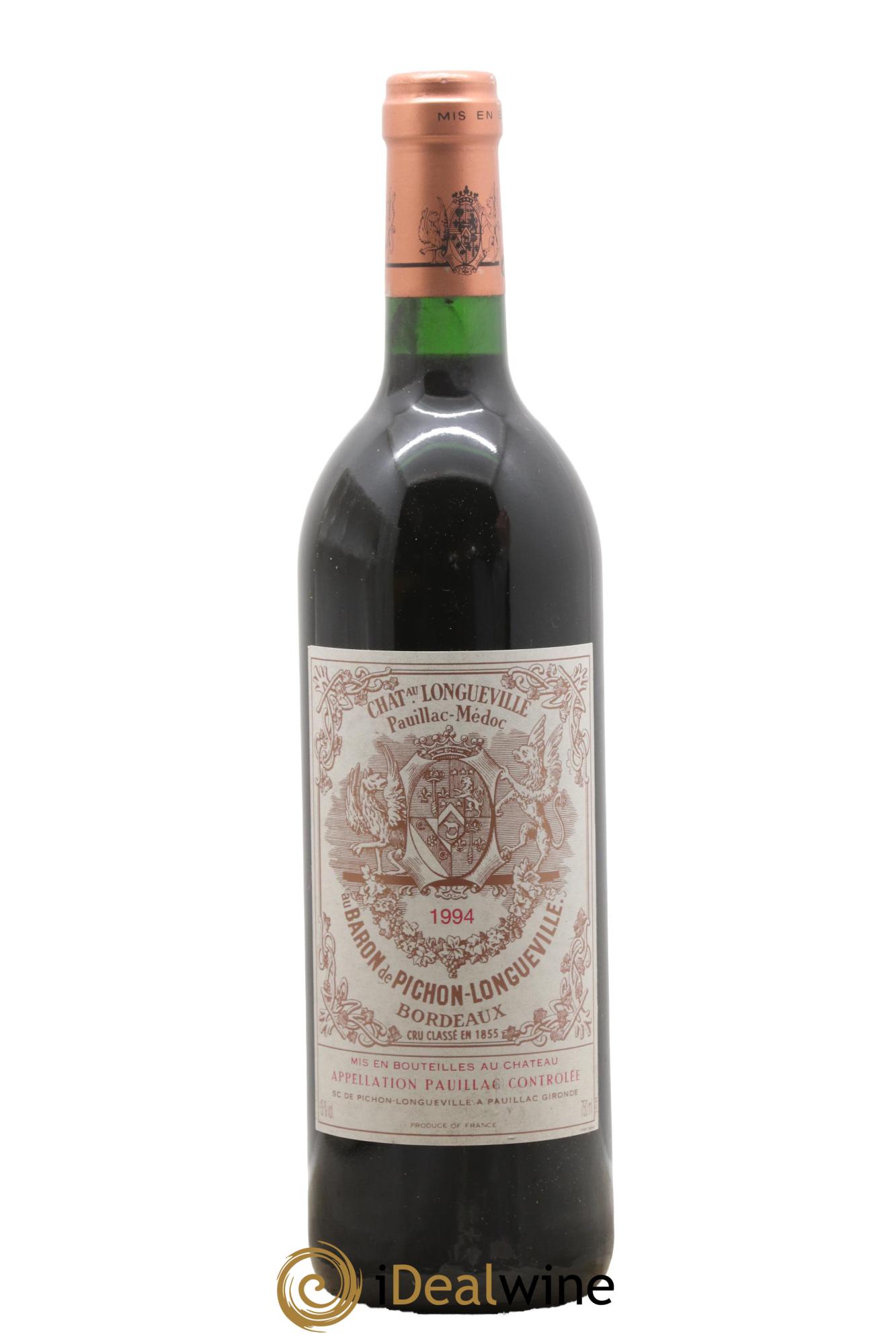 Pichon Longueville Baron 2ème Grand Cru Classé 1994 - Posten von 1 Flasche - 0