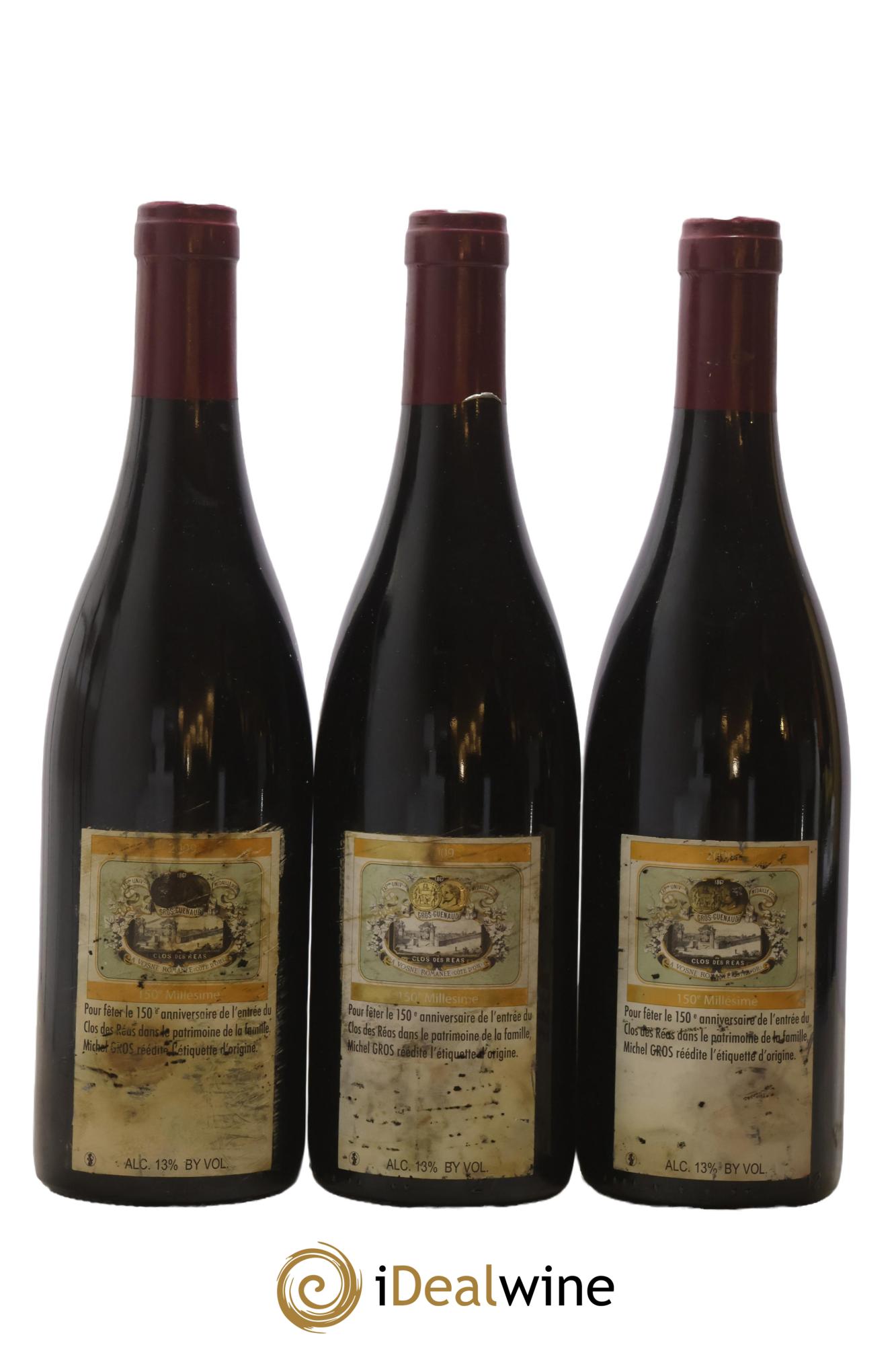 Vosne-Romanée 1er Cru Aux Brûlées Michel Gros 2009 - Lotto di 3 bottiglie - 1