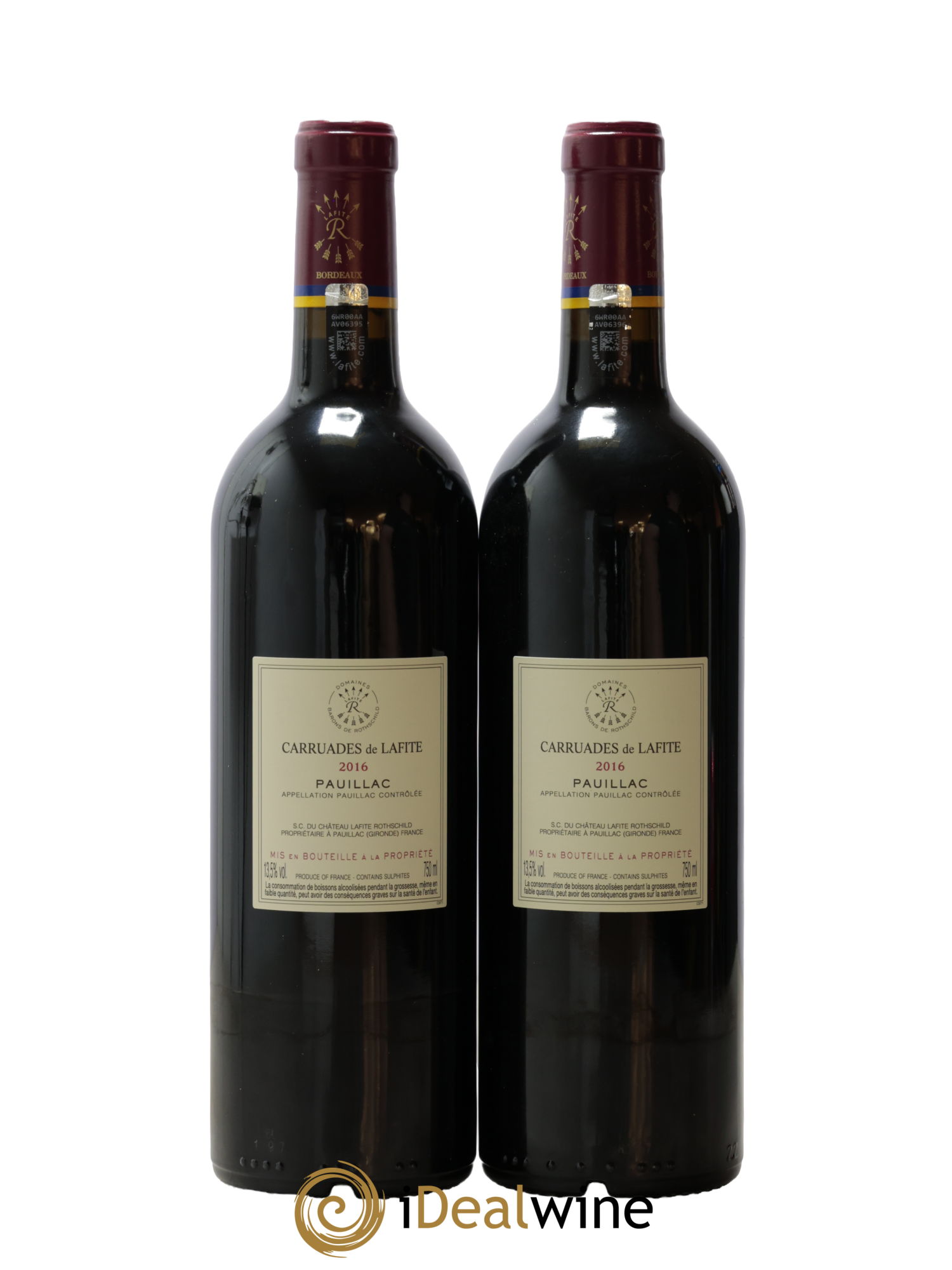Carruades de Lafite Rothschild Second Vin 2016 - Posten von 2 Flaschen - 1