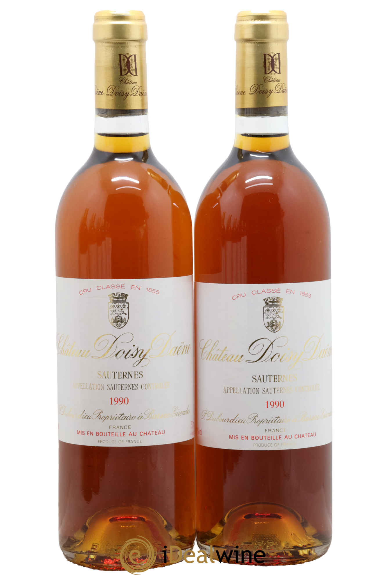 Château Doisy Daëne 2ème Grand Cru Classé 1990 - Lotto di 2 bottiglie - 0