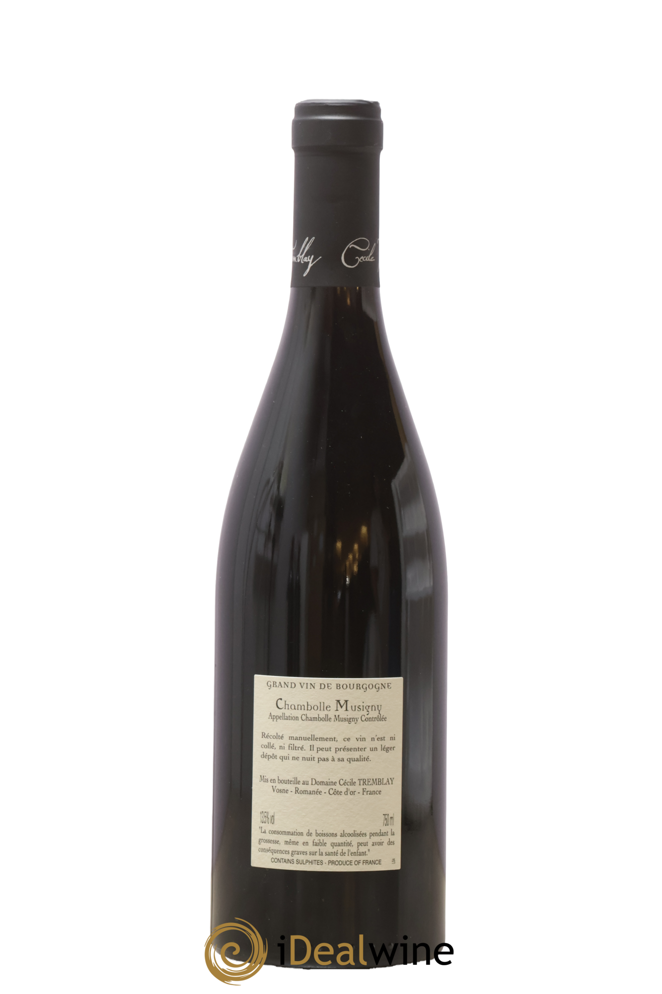 Chambolle-Musigny Les Cabottes Cécile Tremblay 2018 - Lot de 1 bouteille - 1